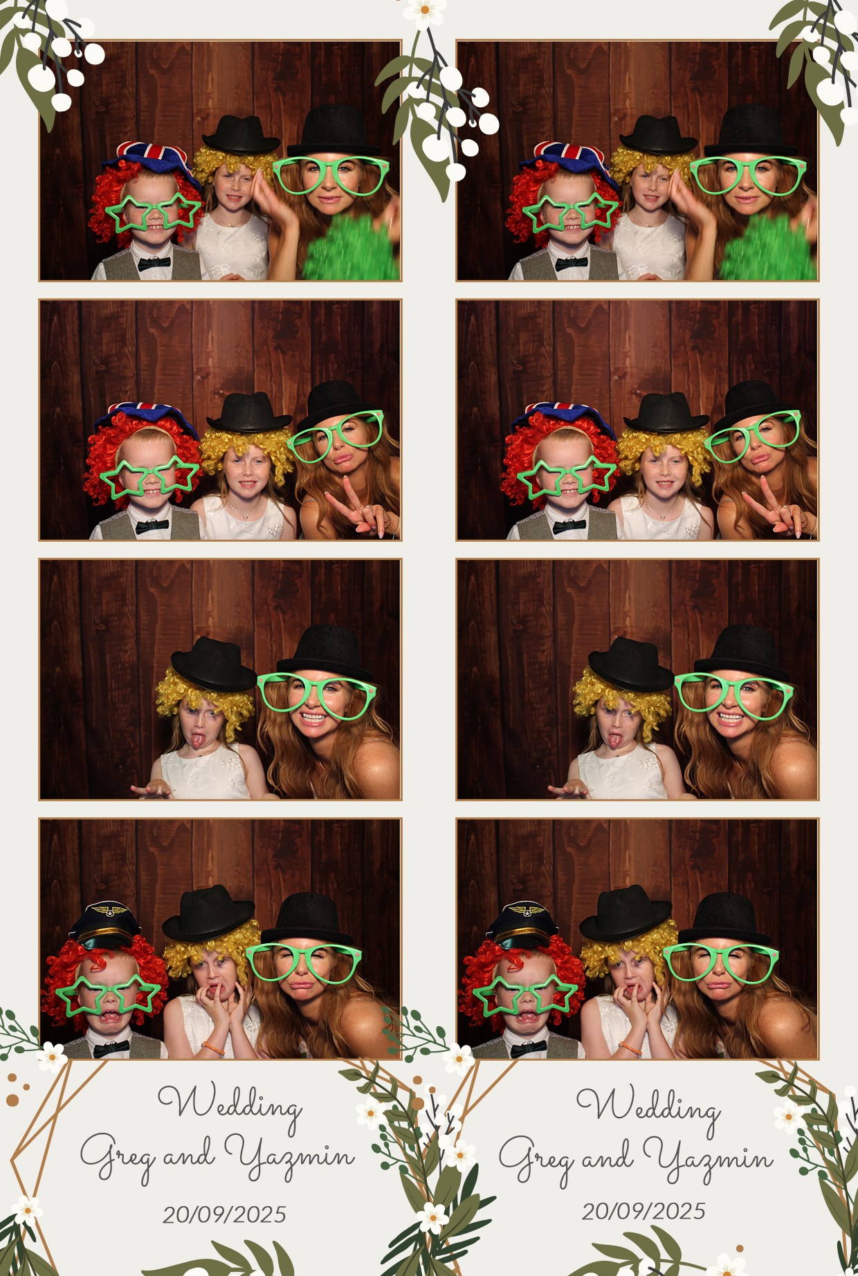 Grey and Yasmin's Wedding | View more photos from the event at gallery.myphotoboothexperience.co.uk/u/MyPhotoBoothExperienceLtd/Grey-and-Yasmins-Wedding
