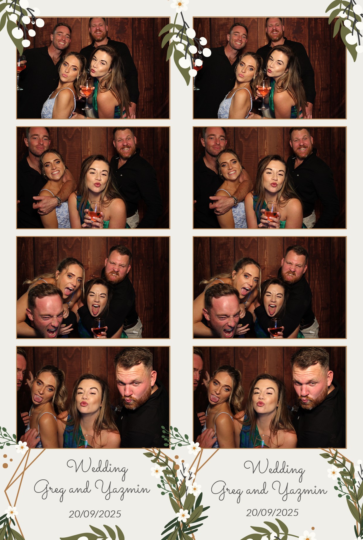 Grey and Yasmin's Wedding | View more photos from the event at gallery.myphotoboothexperience.co.uk/u/MyPhotoBoothExperienceLtd/Grey-and-Yasmins-Wedding