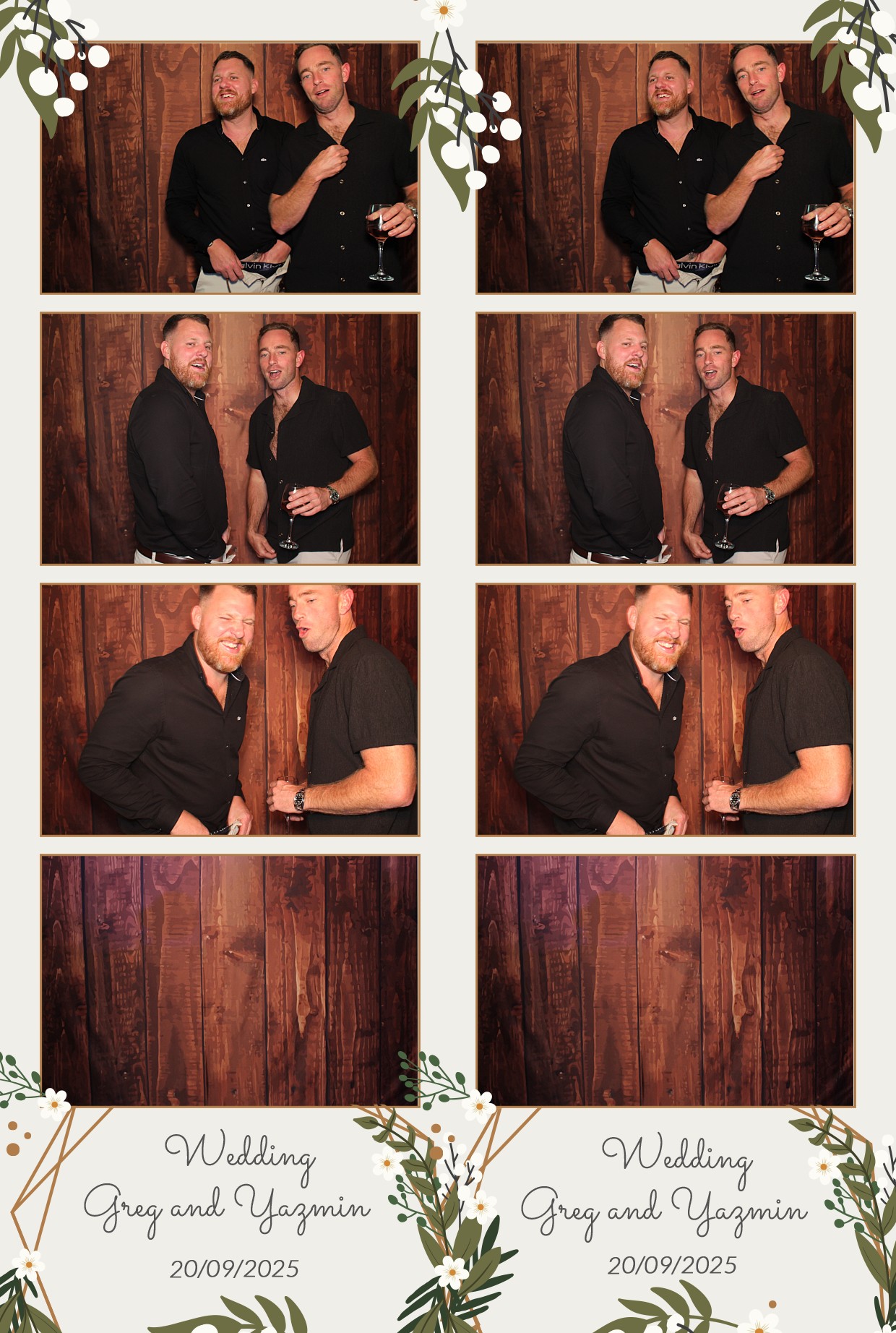 Grey and Yasmin's Wedding | View more photos from the event at gallery.myphotoboothexperience.co.uk/u/MyPhotoBoothExperienceLtd/Grey-and-Yasmins-Wedding