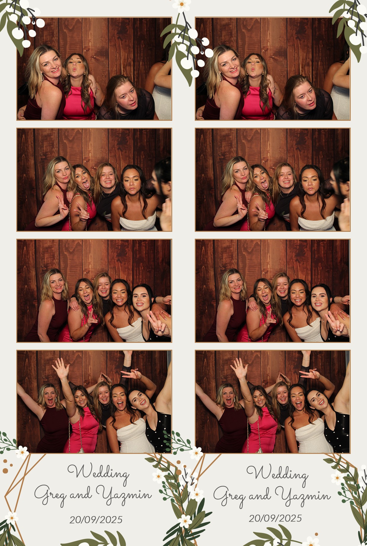 Grey and Yasmin's Wedding | View more photos from the event at gallery.myphotoboothexperience.co.uk/u/MyPhotoBoothExperienceLtd/Grey-and-Yasmins-Wedding