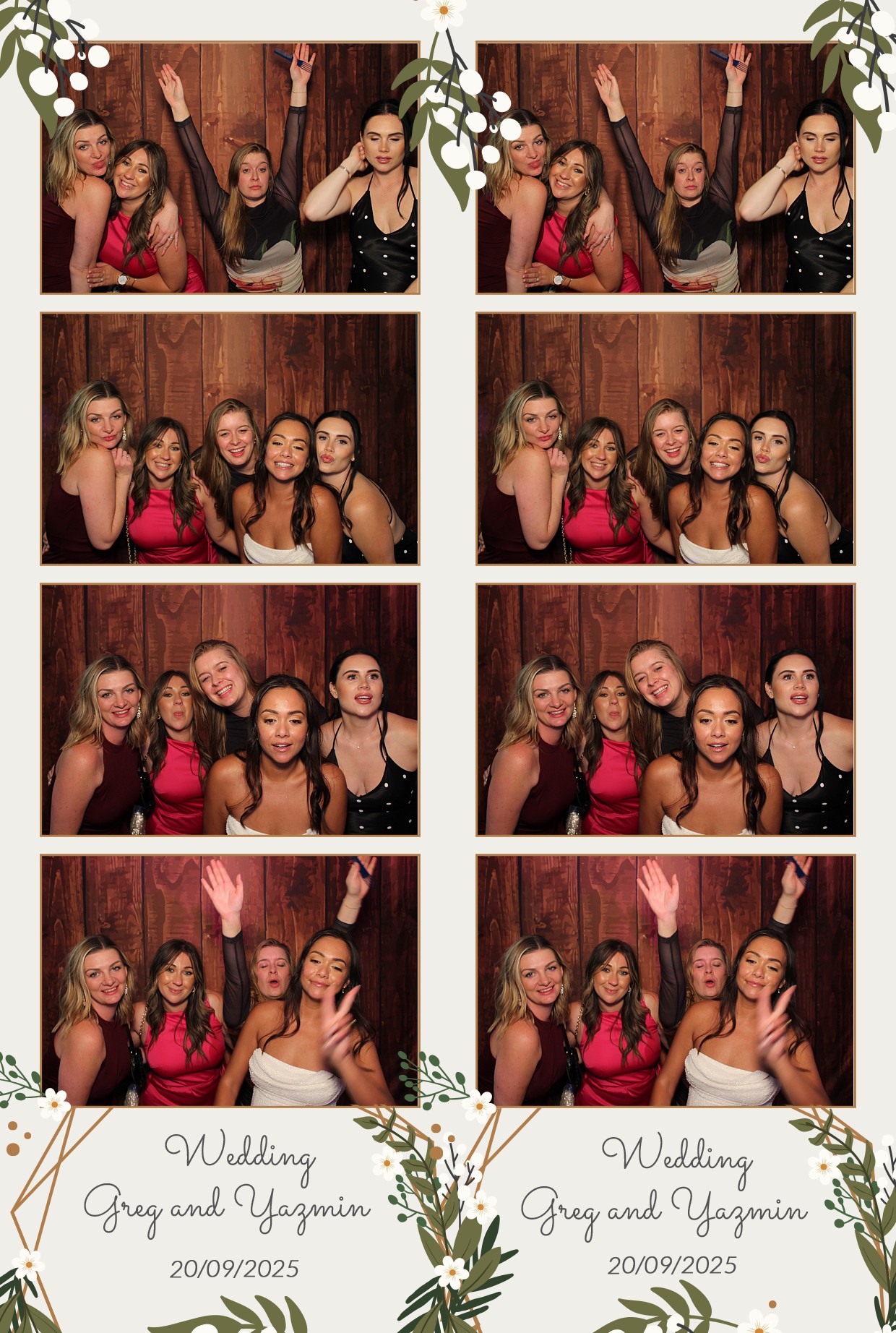 Grey and Yasmin's Wedding | View more photos from the event at gallery.myphotoboothexperience.co.uk/u/MyPhotoBoothExperienceLtd/Grey-and-Yasmins-Wedding