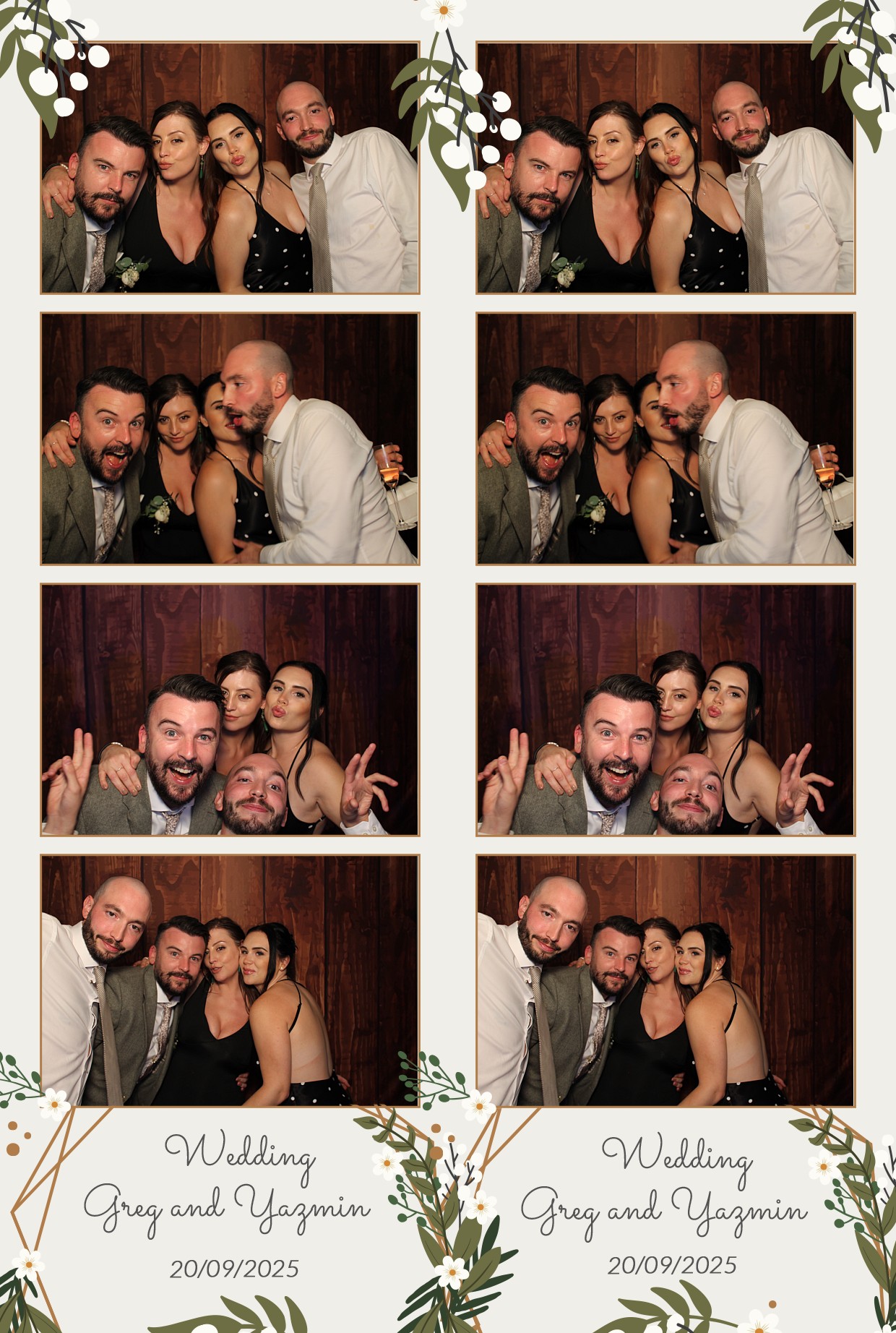 Grey and Yasmin's Wedding | View more photos from the event at gallery.myphotoboothexperience.co.uk/u/MyPhotoBoothExperienceLtd/Grey-and-Yasmins-Wedding