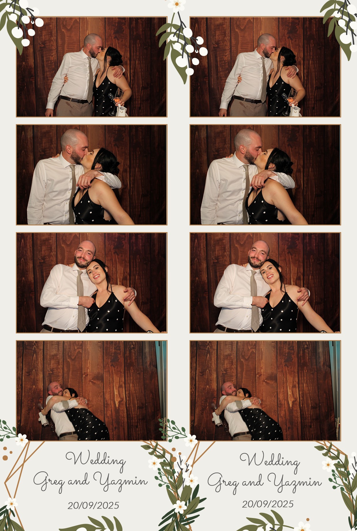 Grey and Yasmin's Wedding | View more photos from the event at gallery.myphotoboothexperience.co.uk/u/MyPhotoBoothExperienceLtd/Grey-and-Yasmins-Wedding