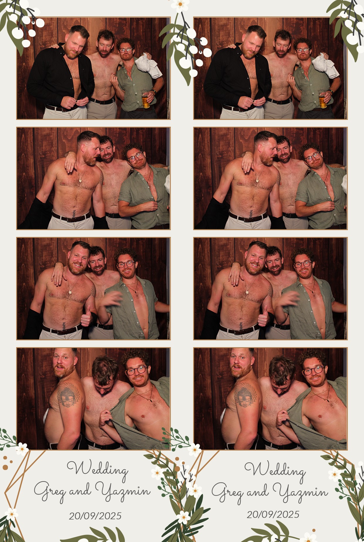 Grey and Yasmin's Wedding | View more photos from the event at gallery.myphotoboothexperience.co.uk/u/MyPhotoBoothExperienceLtd/Grey-and-Yasmins-Wedding