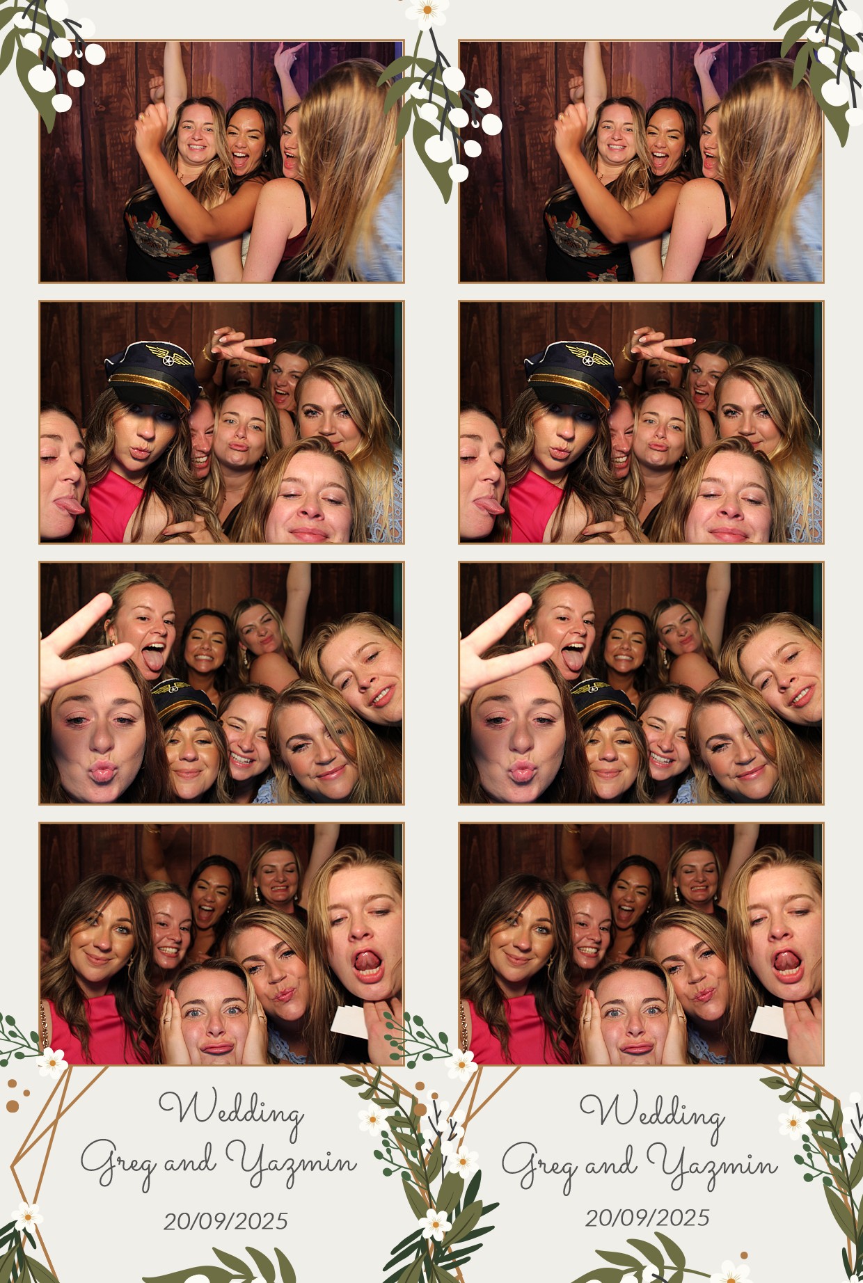 Grey and Yasmin's Wedding | View more photos from the event at gallery.myphotoboothexperience.co.uk/u/MyPhotoBoothExperienceLtd/Grey-and-Yasmins-Wedding