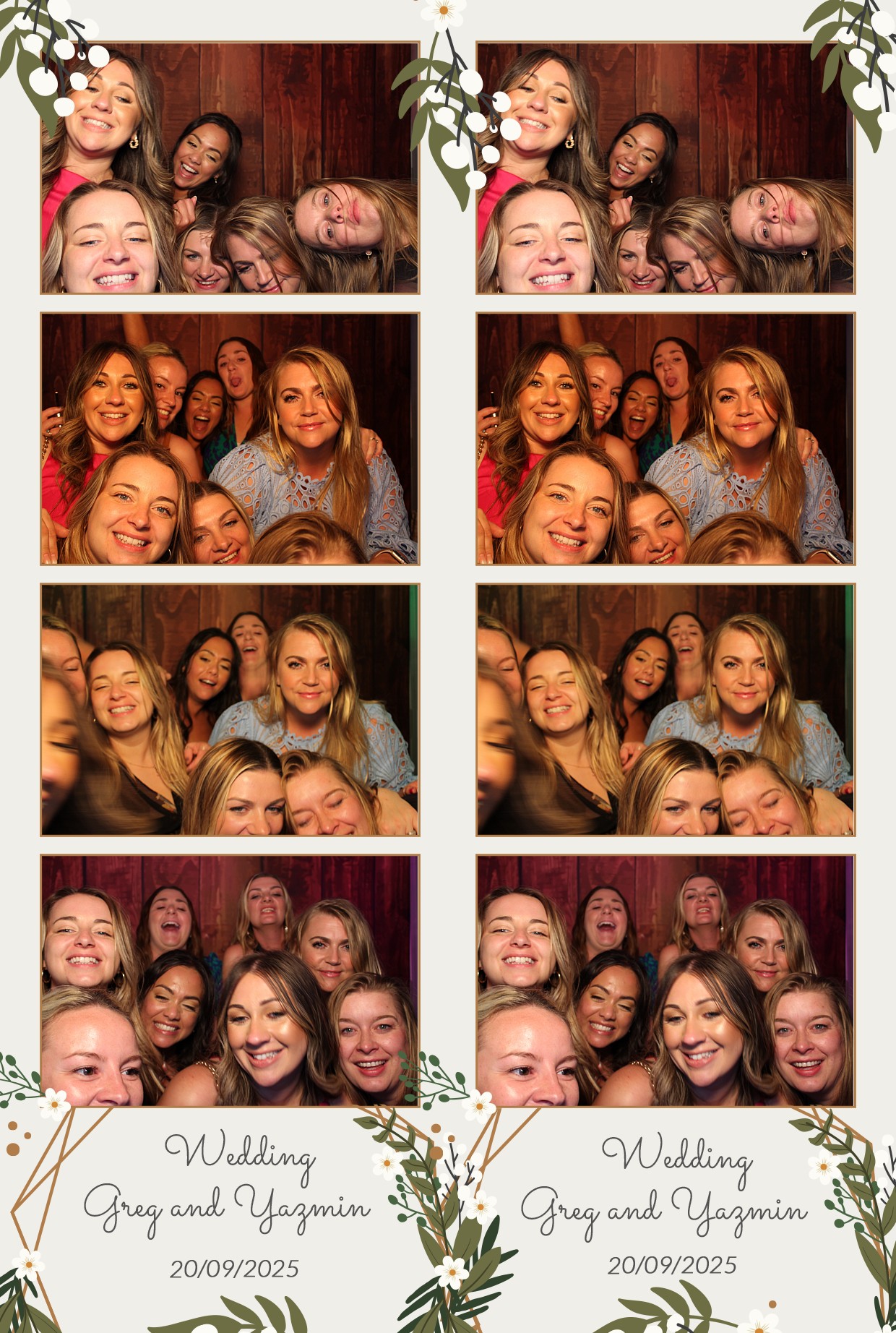 Grey and Yasmin's Wedding | View more photos from the event at gallery.myphotoboothexperience.co.uk/u/MyPhotoBoothExperienceLtd/Grey-and-Yasmins-Wedding