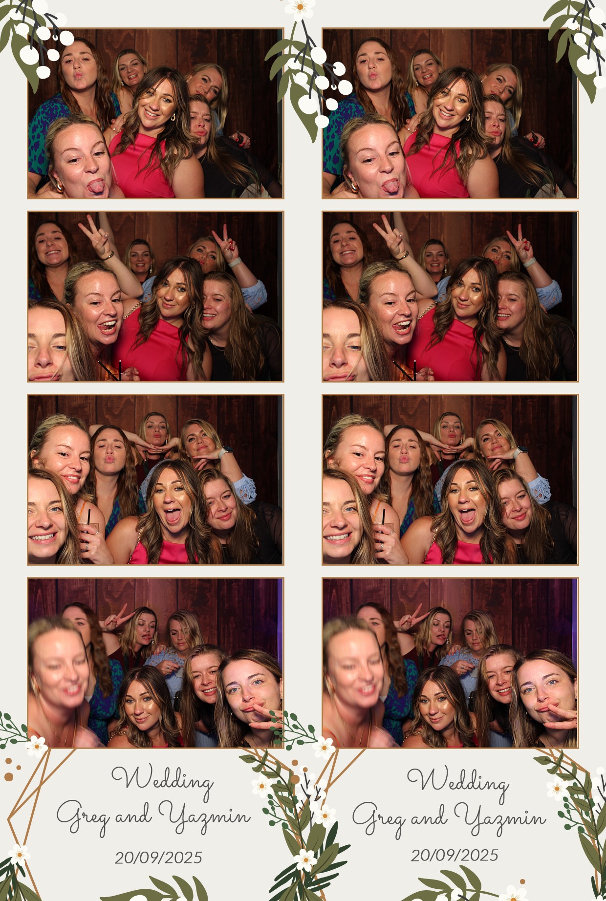 Grey and Yasmin's Wedding | View more photos from the event at gallery.myphotoboothexperience.co.uk/u/MyPhotoBoothExperienceLtd/Grey-and-Yasmins-Wedding