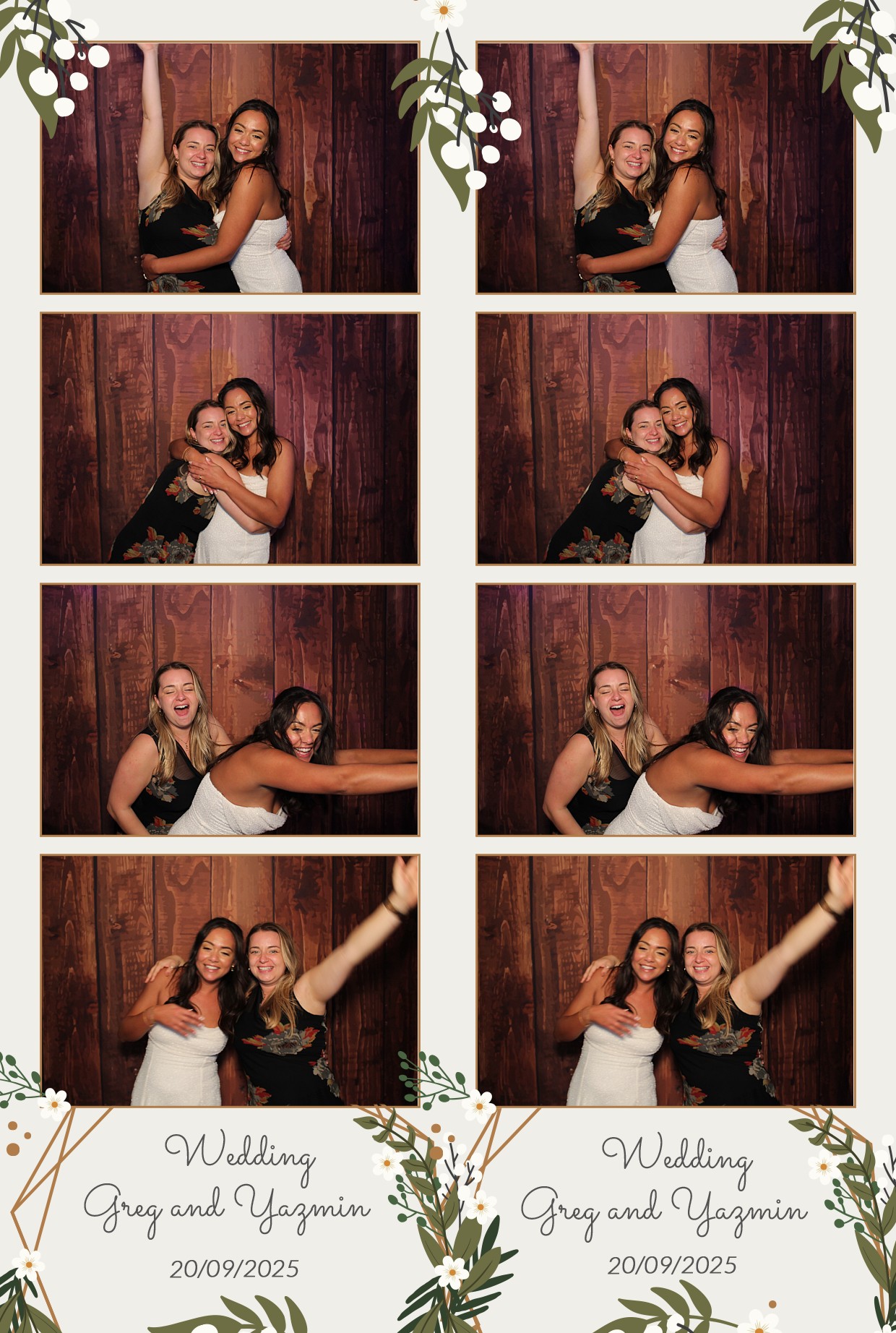 Grey and Yasmin's Wedding | View more photos from the event at gallery.myphotoboothexperience.co.uk/u/MyPhotoBoothExperienceLtd/Grey-and-Yasmins-Wedding