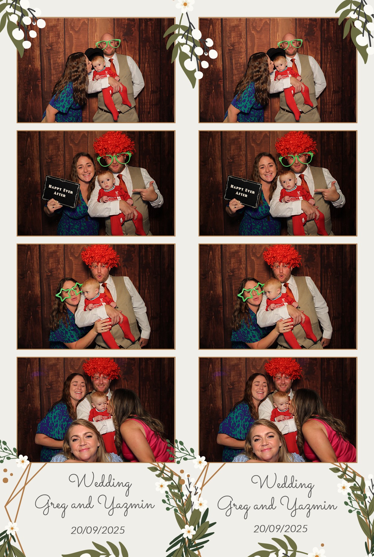 Grey and Yasmin's Wedding | View more photos from the event at gallery.myphotoboothexperience.co.uk/u/MyPhotoBoothExperienceLtd/Grey-and-Yasmins-Wedding
