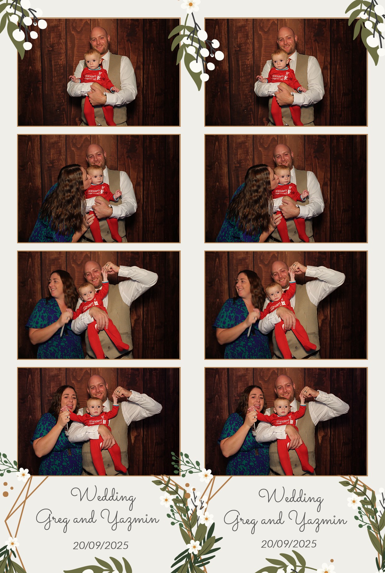Grey and Yasmin's Wedding | View more photos from the event at gallery.myphotoboothexperience.co.uk/u/MyPhotoBoothExperienceLtd/Grey-and-Yasmins-Wedding