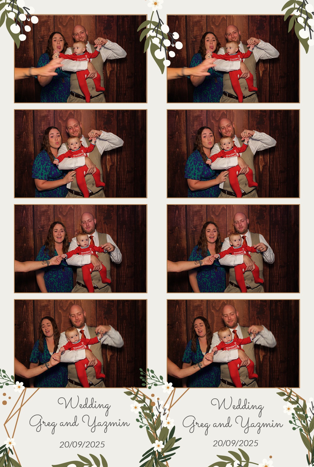 Grey and Yasmin's Wedding | View more photos from the event at gallery.myphotoboothexperience.co.uk/u/MyPhotoBoothExperienceLtd/Grey-and-Yasmins-Wedding
