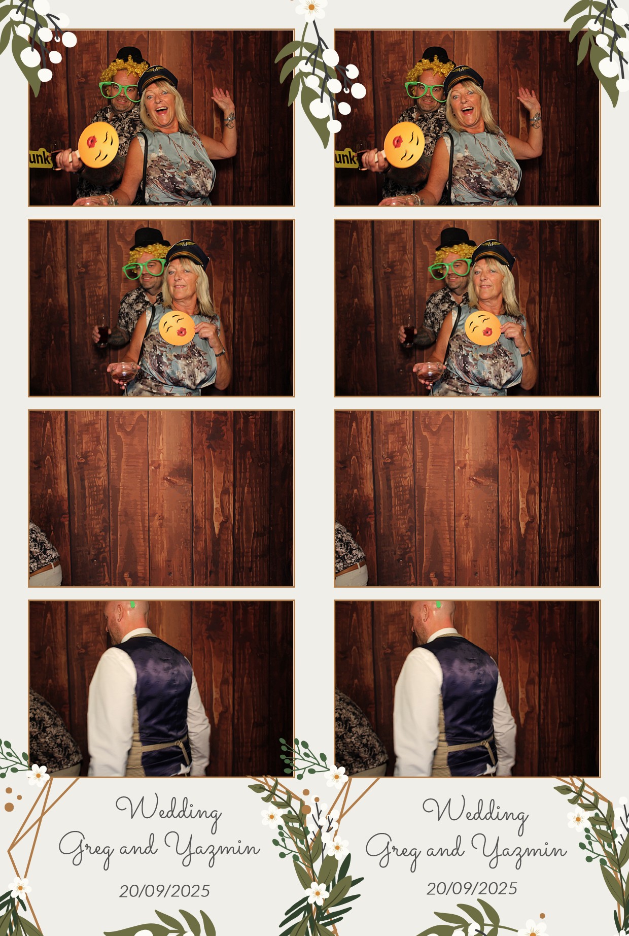 Grey and Yasmin's Wedding | View more photos from the event at gallery.myphotoboothexperience.co.uk/u/MyPhotoBoothExperienceLtd/Grey-and-Yasmins-Wedding