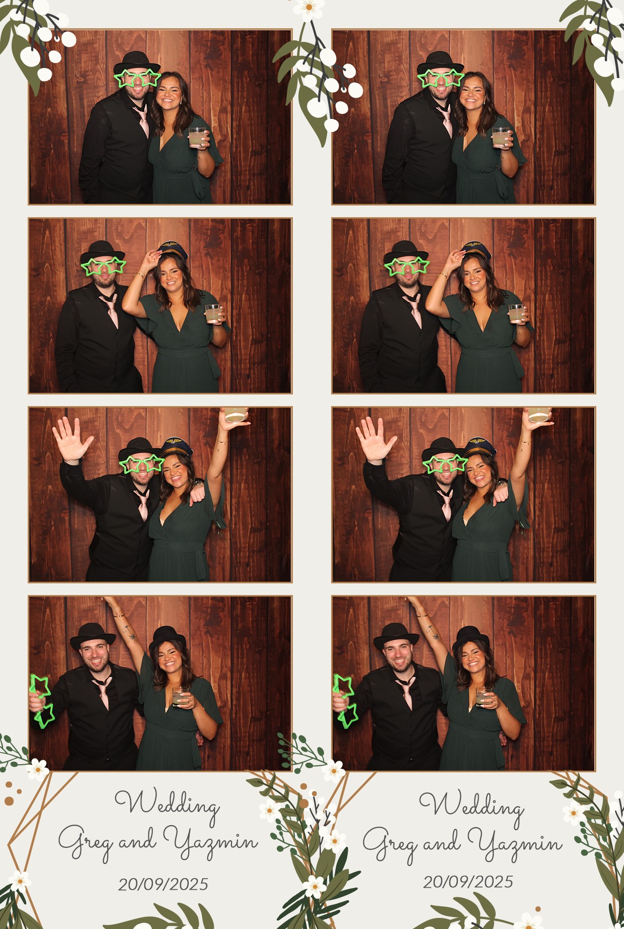 Grey and Yasmin's Wedding | View more photos from the event at gallery.myphotoboothexperience.co.uk/u/MyPhotoBoothExperienceLtd/Grey-and-Yasmins-Wedding