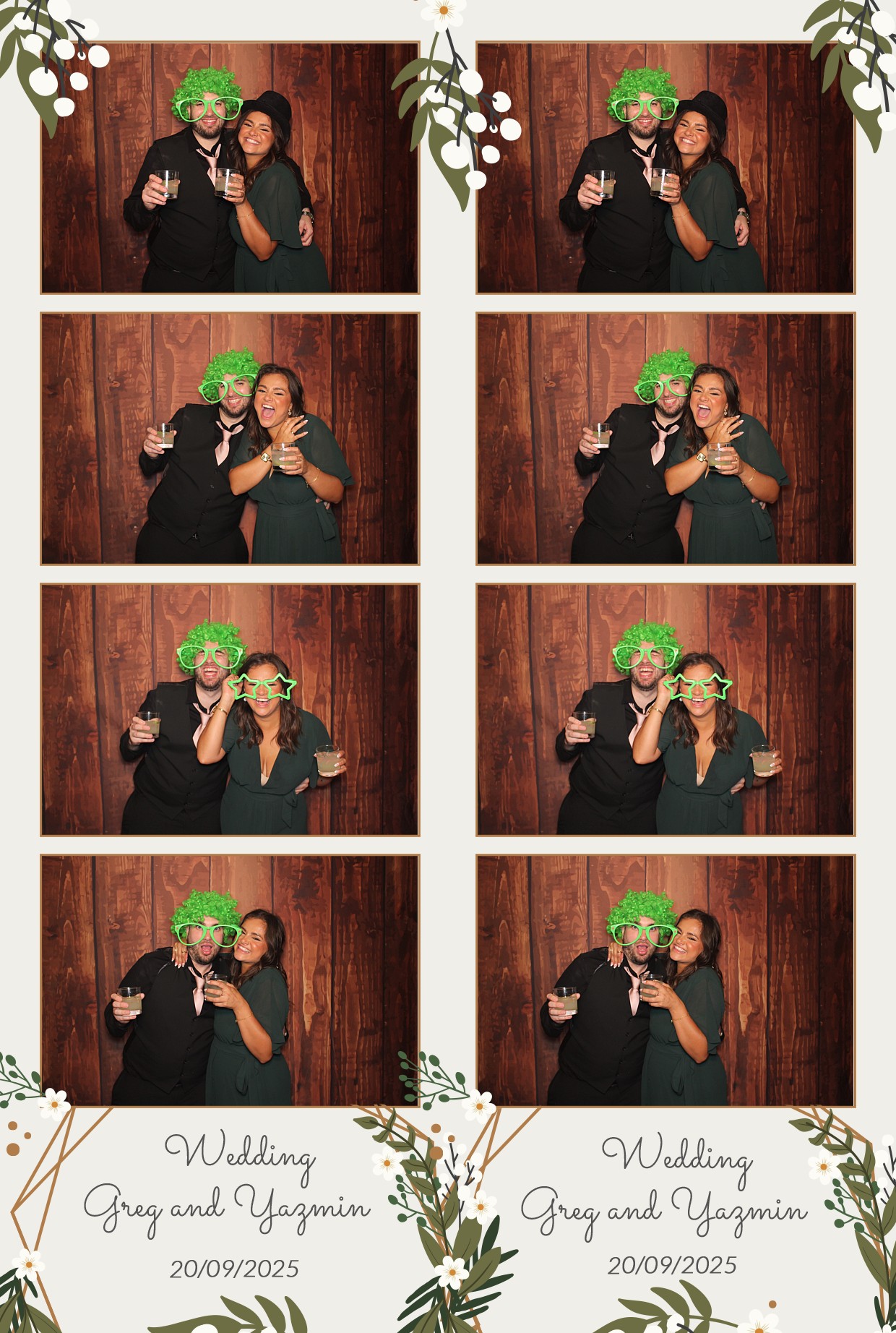 Grey and Yasmin's Wedding | View more photos from the event at gallery.myphotoboothexperience.co.uk/u/MyPhotoBoothExperienceLtd/Grey-and-Yasmins-Wedding
