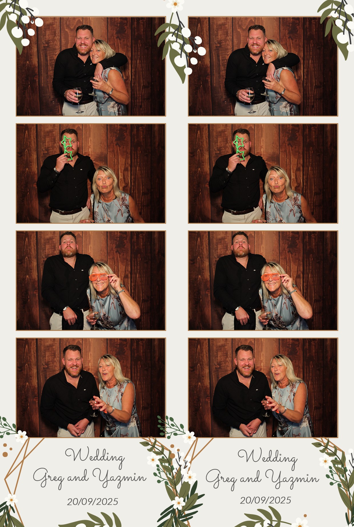 Grey and Yasmin's Wedding | View more photos from the event at gallery.myphotoboothexperience.co.uk/u/MyPhotoBoothExperienceLtd/Grey-and-Yasmins-Wedding