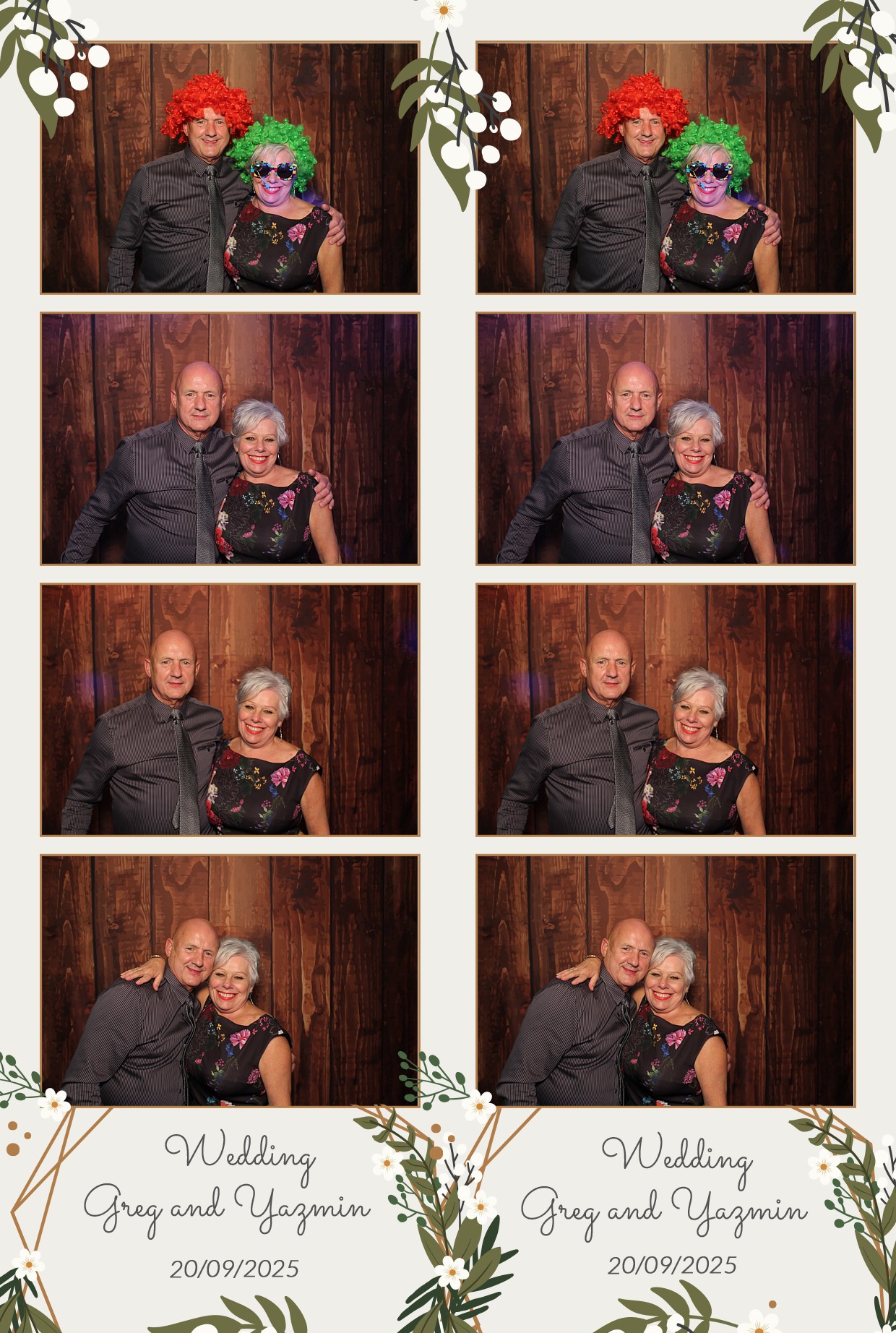 Grey and Yasmin's Wedding | View more photos from the event at gallery.myphotoboothexperience.co.uk/u/MyPhotoBoothExperienceLtd/Grey-and-Yasmins-Wedding