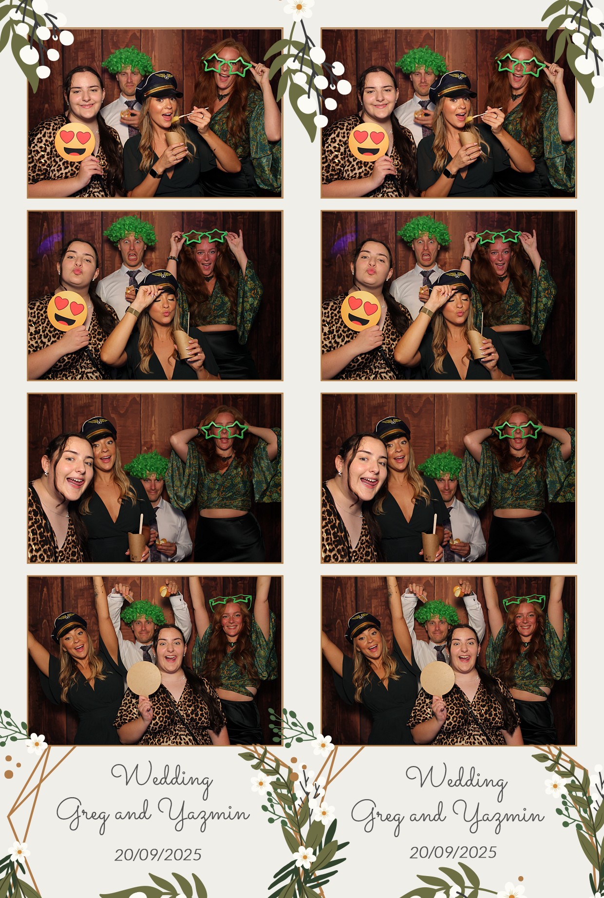Grey and Yasmin's Wedding | View more photos from the event at gallery.myphotoboothexperience.co.uk/u/MyPhotoBoothExperienceLtd/Grey-and-Yasmins-Wedding