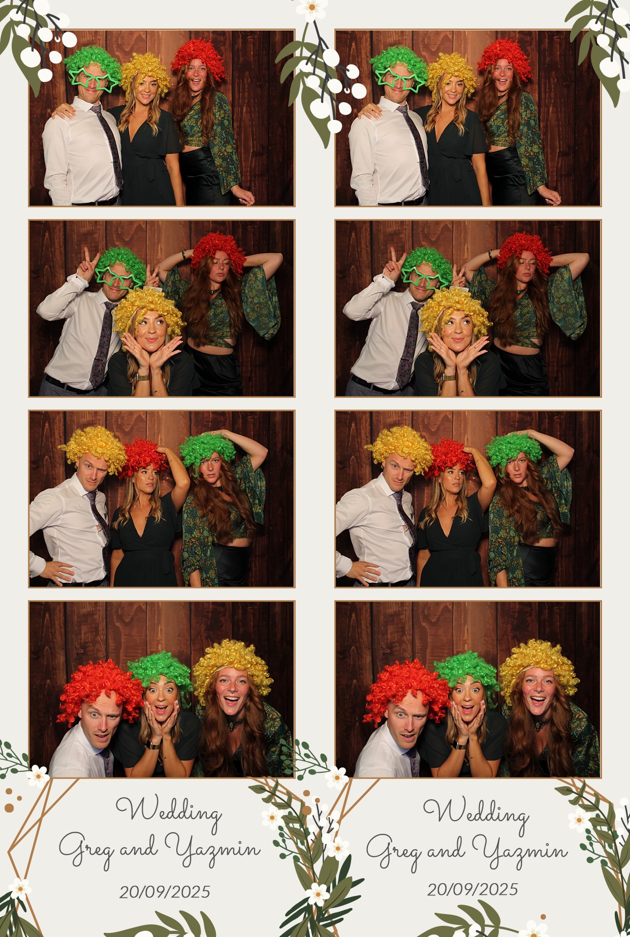 Grey and Yasmin's Wedding | View more photos from the event at gallery.myphotoboothexperience.co.uk/u/MyPhotoBoothExperienceLtd/Grey-and-Yasmins-Wedding