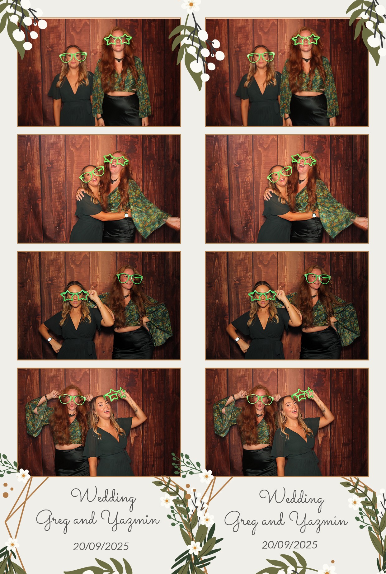 Grey and Yasmin's Wedding | View more photos from the event at gallery.myphotoboothexperience.co.uk/u/MyPhotoBoothExperienceLtd/Grey-and-Yasmins-Wedding