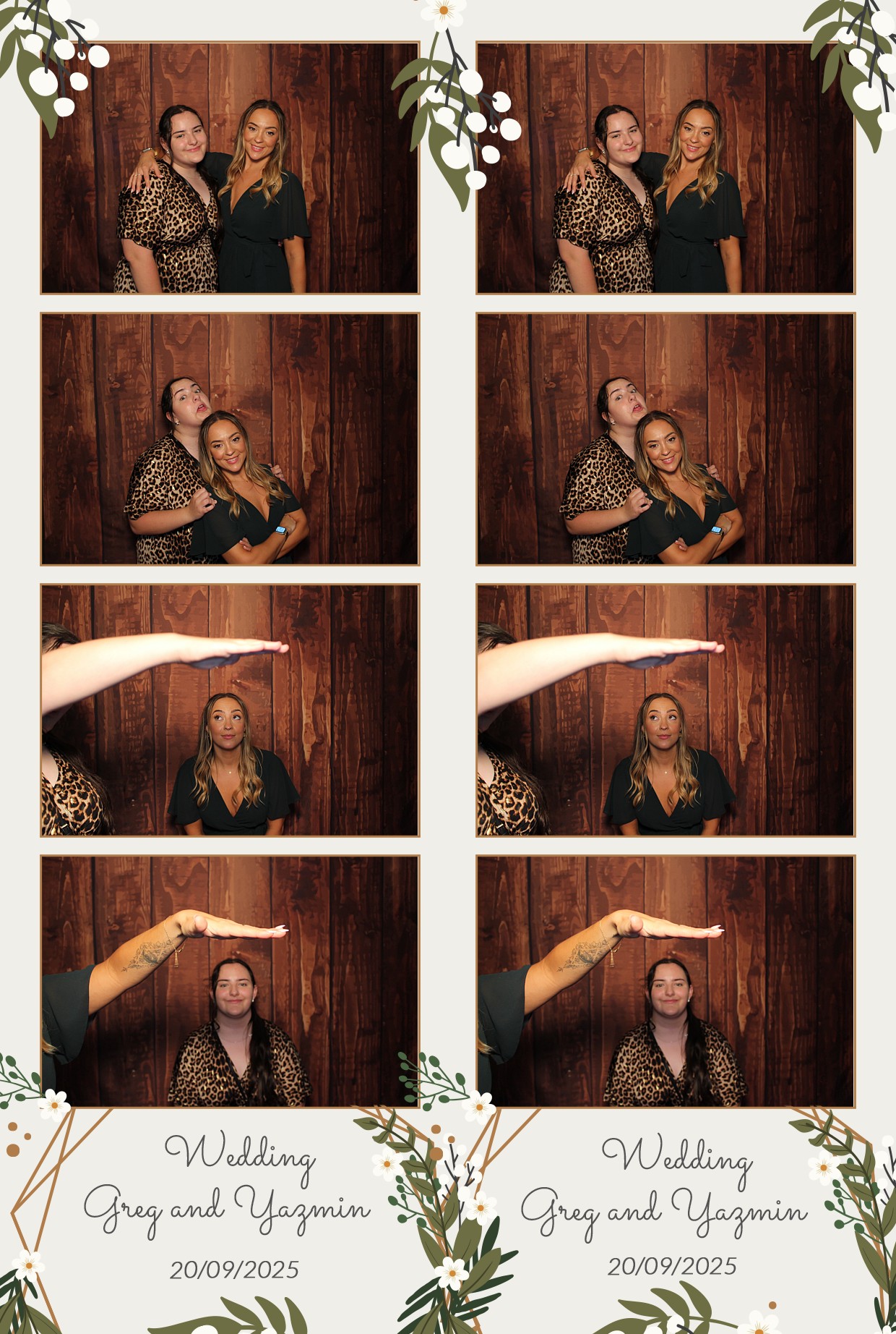 Grey and Yasmin's Wedding | View more photos from the event at gallery.myphotoboothexperience.co.uk/u/MyPhotoBoothExperienceLtd/Grey-and-Yasmins-Wedding