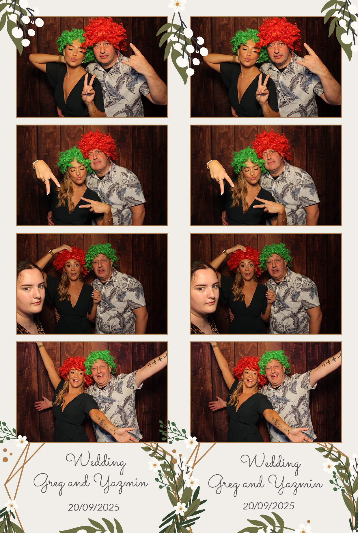 Grey and Yasmin's Wedding | View more photos from the event at gallery.myphotoboothexperience.co.uk/u/MyPhotoBoothExperienceLtd/Grey-and-Yasmins-Wedding