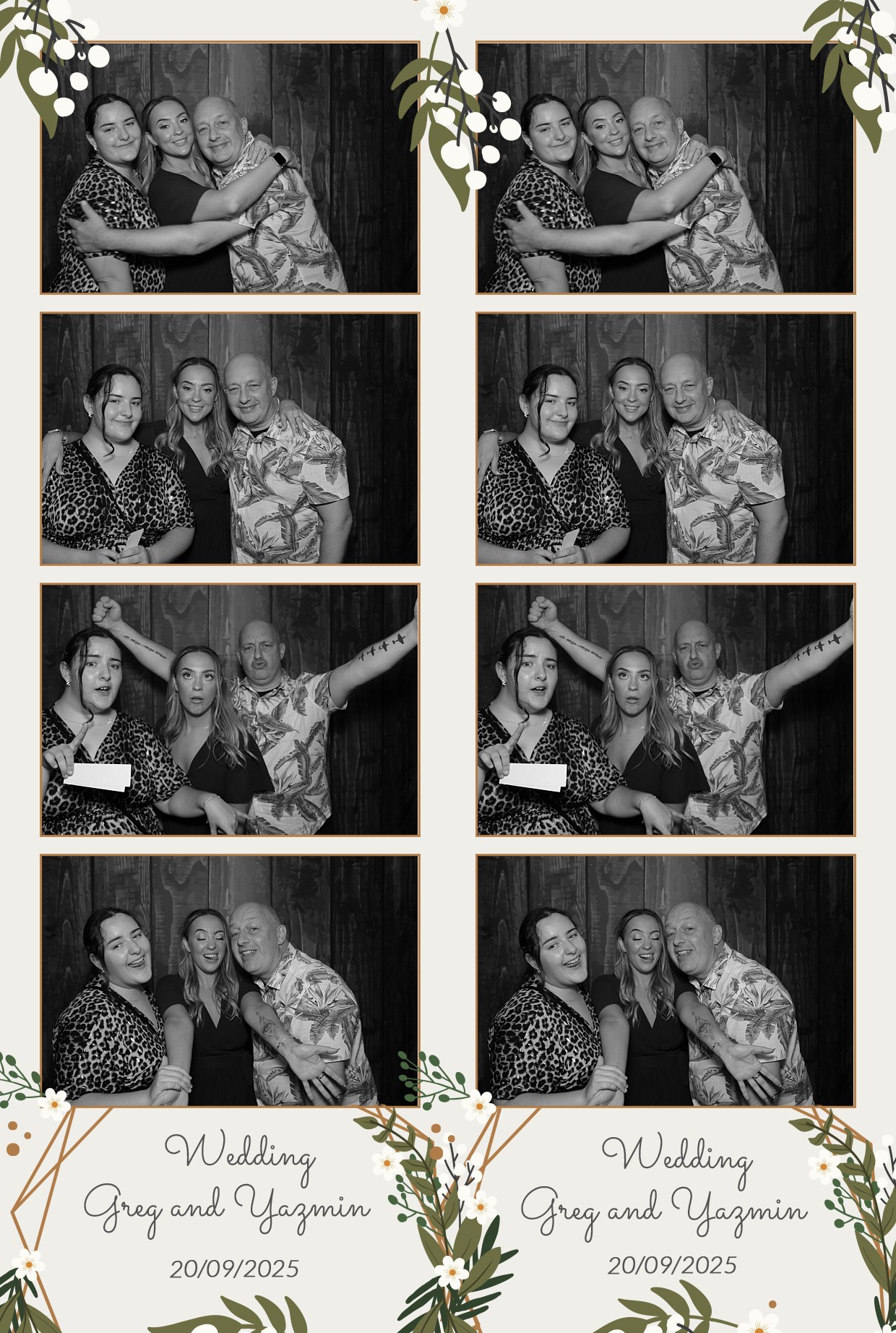 Grey and Yasmin's Wedding | View more photos from the event at gallery.myphotoboothexperience.co.uk/u/MyPhotoBoothExperienceLtd/Grey-and-Yasmins-Wedding