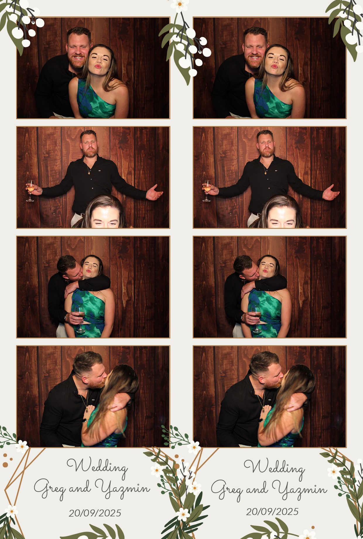 Grey and Yasmin's Wedding | View more photos from the event at gallery.myphotoboothexperience.co.uk/u/MyPhotoBoothExperienceLtd/Grey-and-Yasmins-Wedding