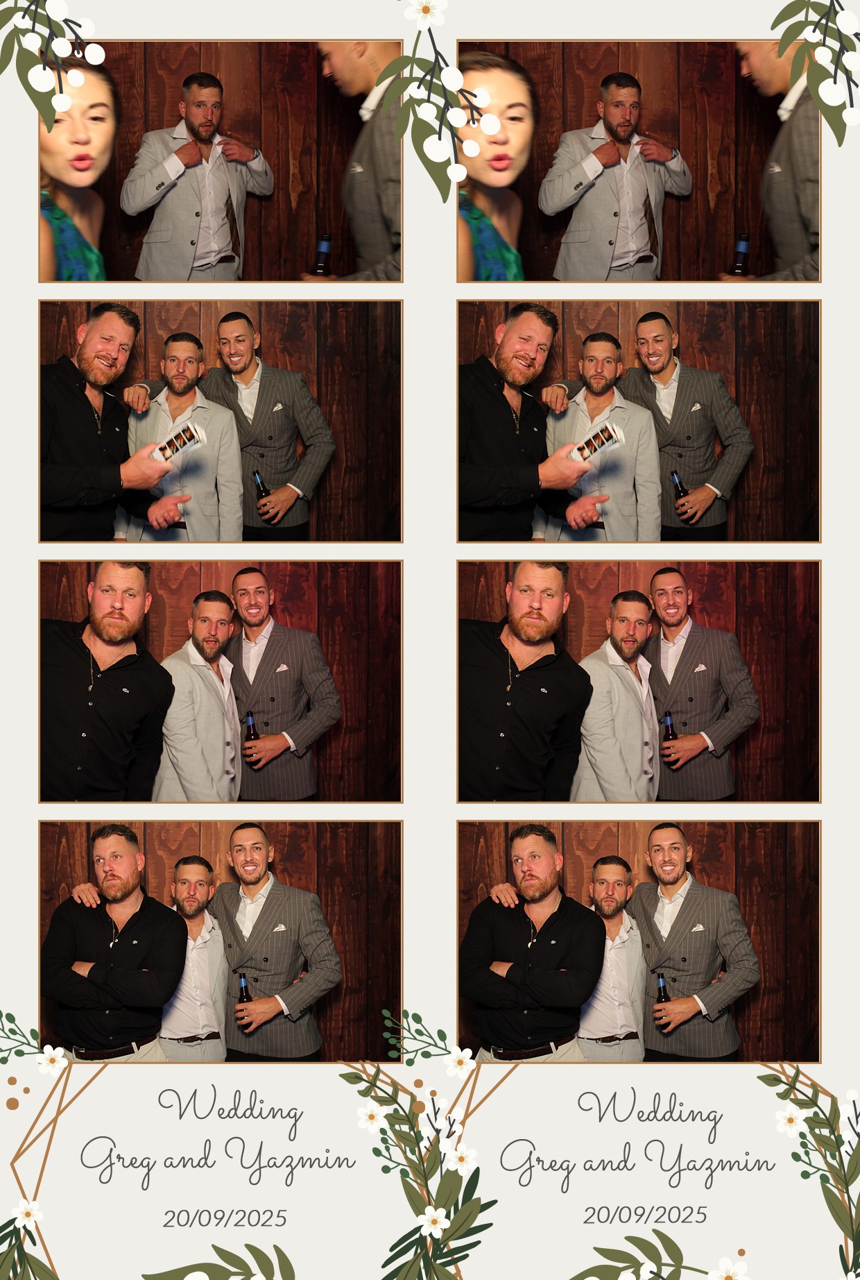 Grey and Yasmin's Wedding | View more photos from the event at gallery.myphotoboothexperience.co.uk/u/MyPhotoBoothExperienceLtd/Grey-and-Yasmins-Wedding