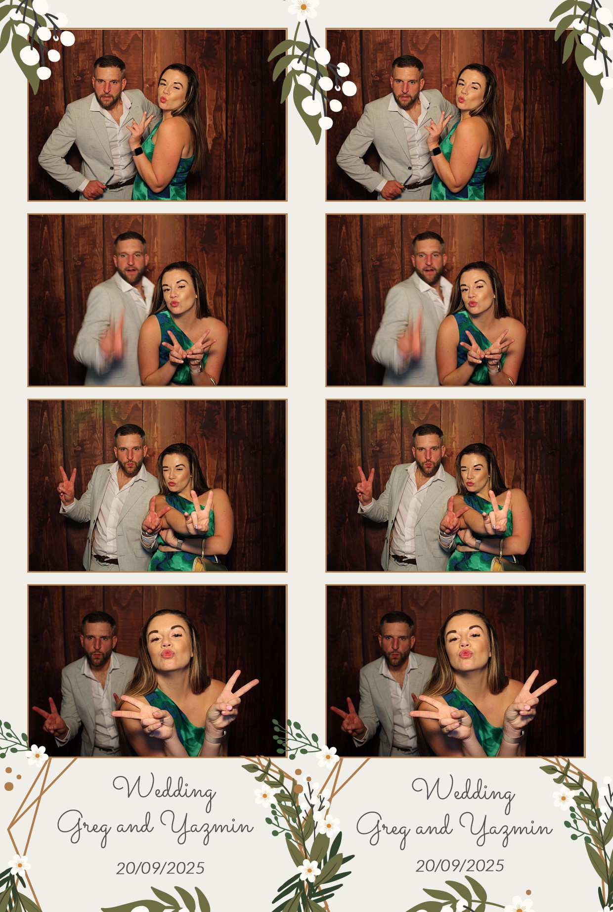 Grey and Yasmin's Wedding | View more photos from the event at gallery.myphotoboothexperience.co.uk/u/MyPhotoBoothExperienceLtd/Grey-and-Yasmins-Wedding
