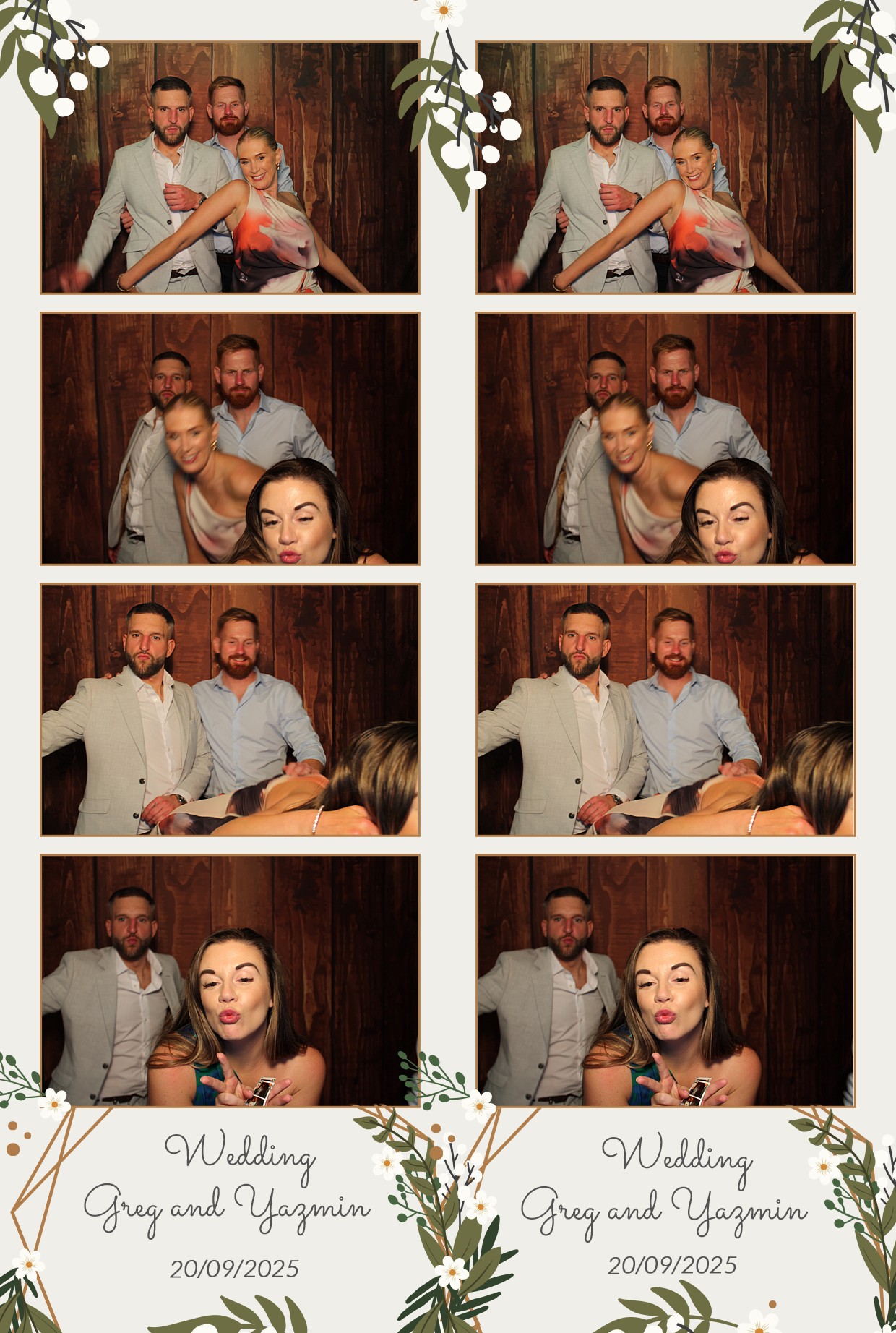 Grey and Yasmin's Wedding | View more photos from the event at gallery.myphotoboothexperience.co.uk/u/MyPhotoBoothExperienceLtd/Grey-and-Yasmins-Wedding