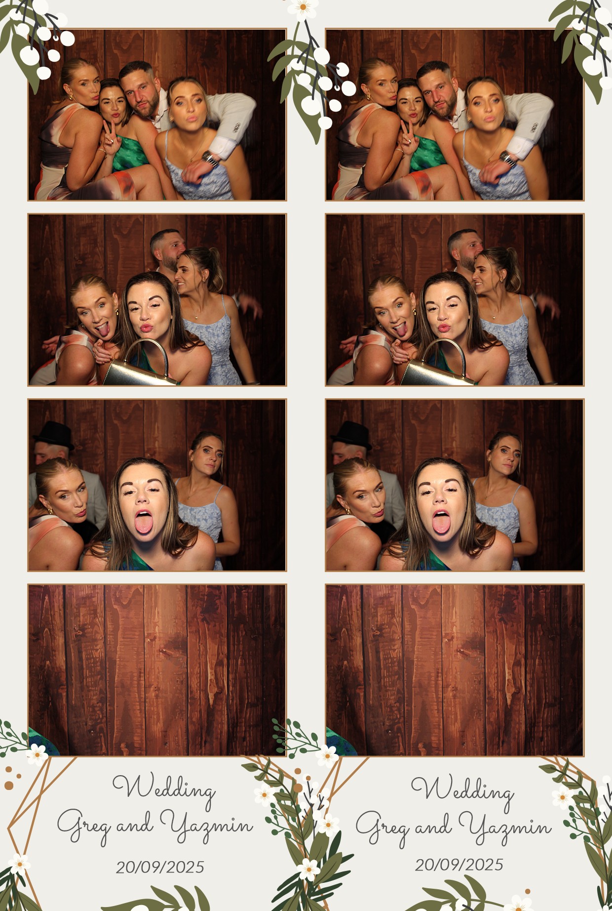 Grey and Yasmin's Wedding | View more photos from the event at gallery.myphotoboothexperience.co.uk/u/MyPhotoBoothExperienceLtd/Grey-and-Yasmins-Wedding