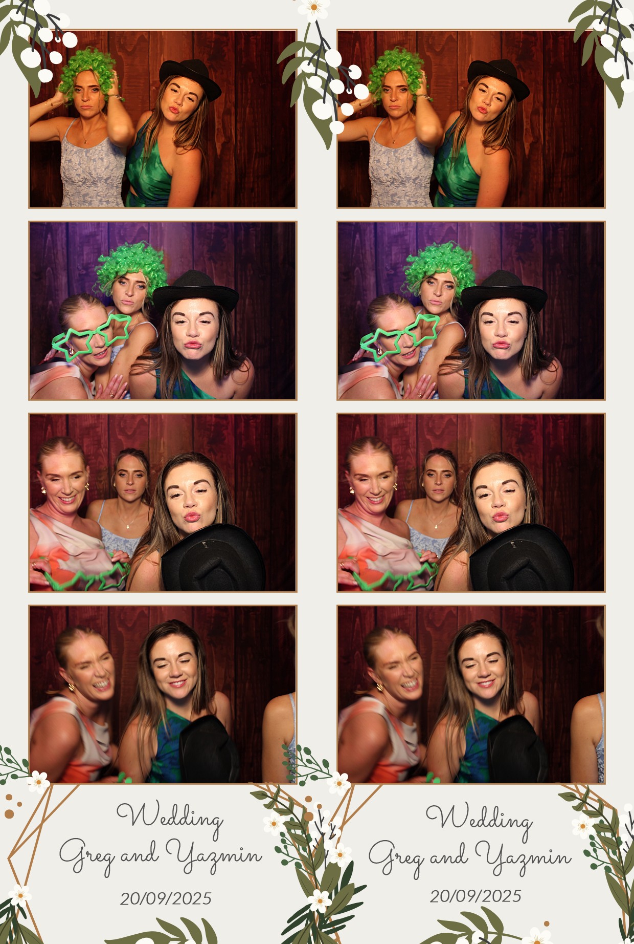 Grey and Yasmin's Wedding | View more photos from the event at gallery.myphotoboothexperience.co.uk/u/MyPhotoBoothExperienceLtd/Grey-and-Yasmins-Wedding