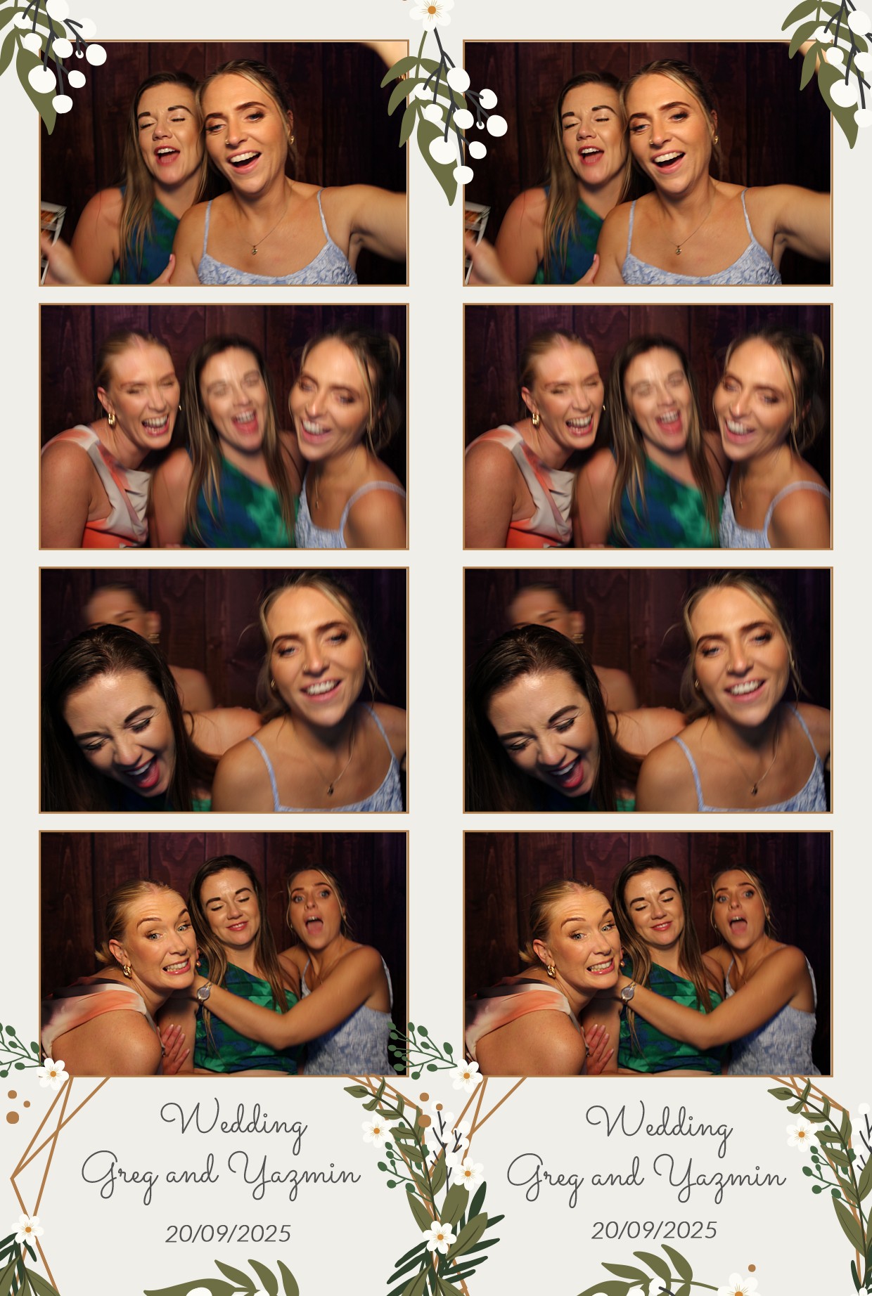 Grey and Yasmin's Wedding | View more photos from the event at gallery.myphotoboothexperience.co.uk/u/MyPhotoBoothExperienceLtd/Grey-and-Yasmins-Wedding