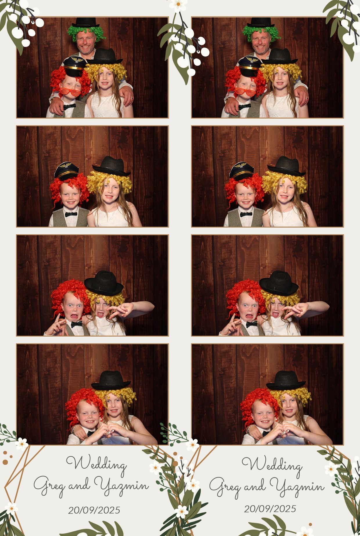 Grey and Yasmin's Wedding | View more photos from the event at gallery.myphotoboothexperience.co.uk/u/MyPhotoBoothExperienceLtd/Grey-and-Yasmins-Wedding