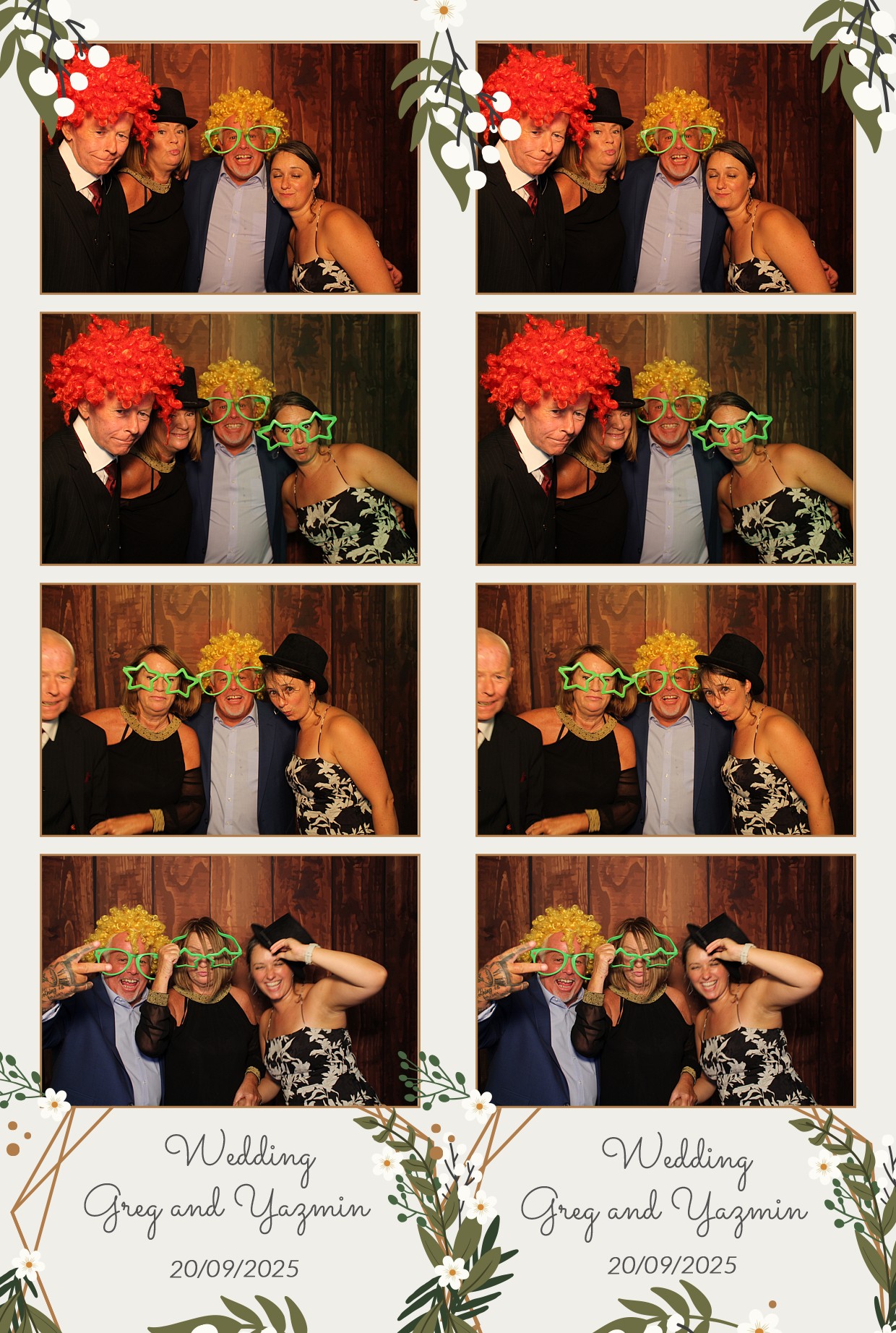 Grey and Yasmin's Wedding | View more photos from the event at gallery.myphotoboothexperience.co.uk/u/MyPhotoBoothExperienceLtd/Grey-and-Yasmins-Wedding