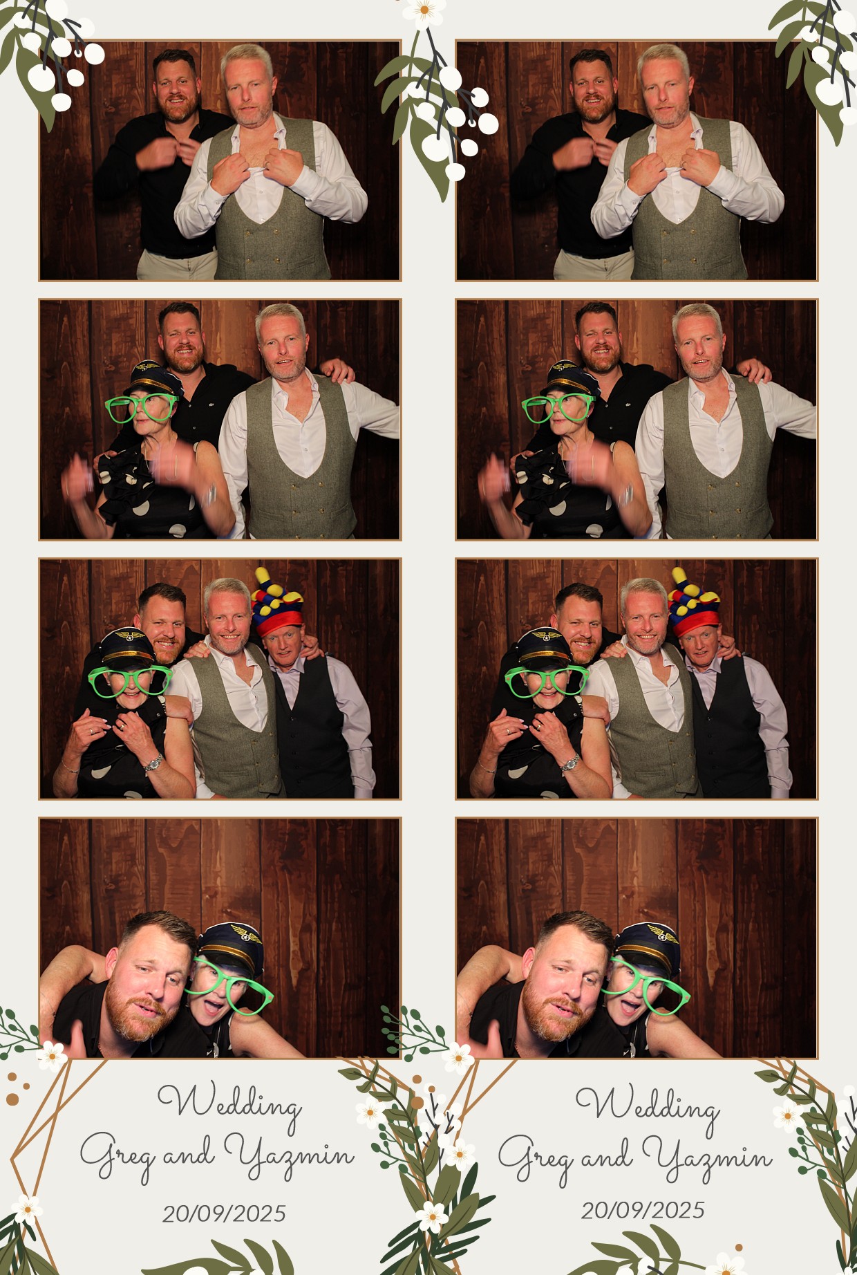 Grey and Yasmin's Wedding | View more photos from the event at gallery.myphotoboothexperience.co.uk/u/MyPhotoBoothExperienceLtd/Grey-and-Yasmins-Wedding