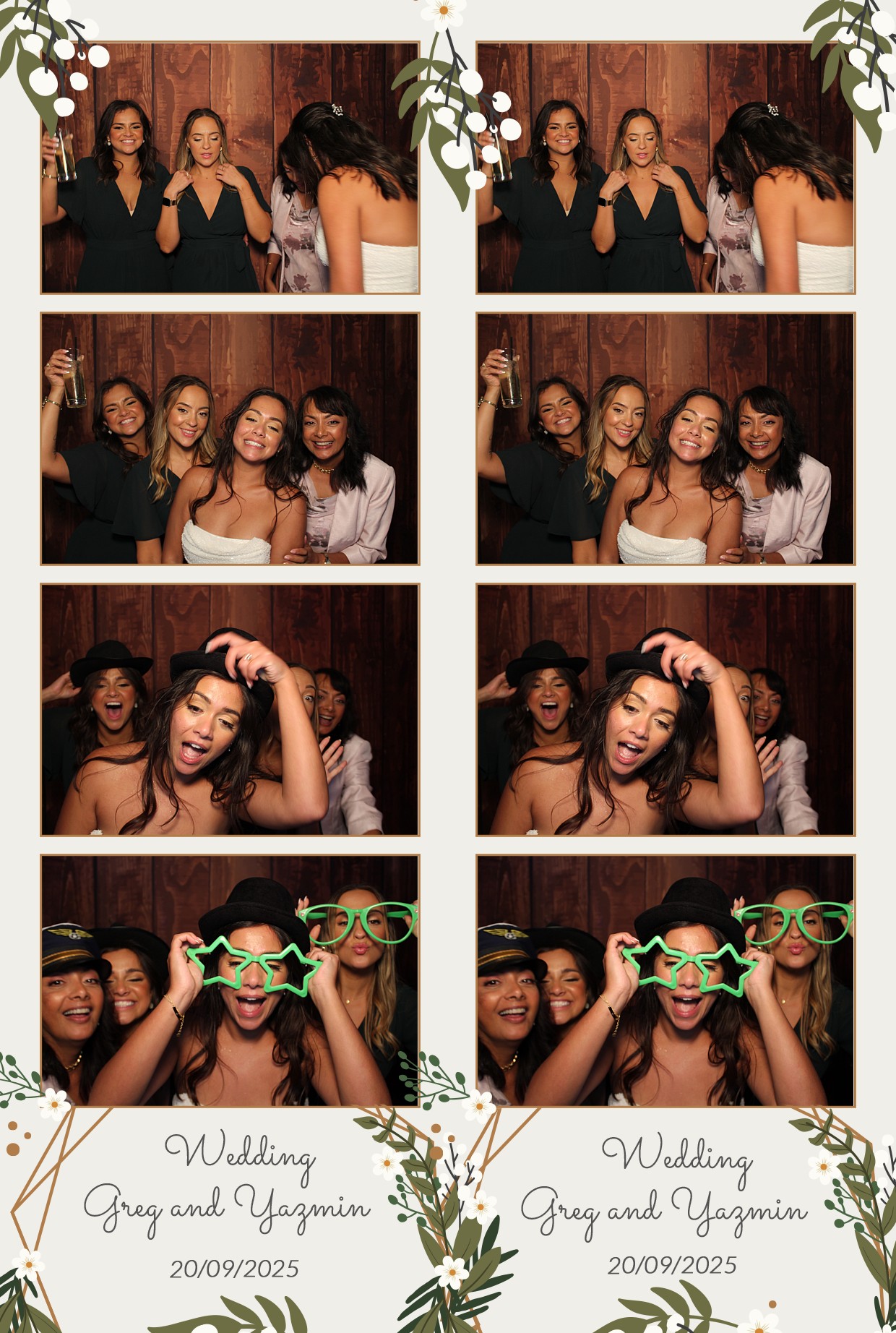 Grey and Yasmin's Wedding | View more photos from the event at gallery.myphotoboothexperience.co.uk/u/MyPhotoBoothExperienceLtd/Grey-and-Yasmins-Wedding