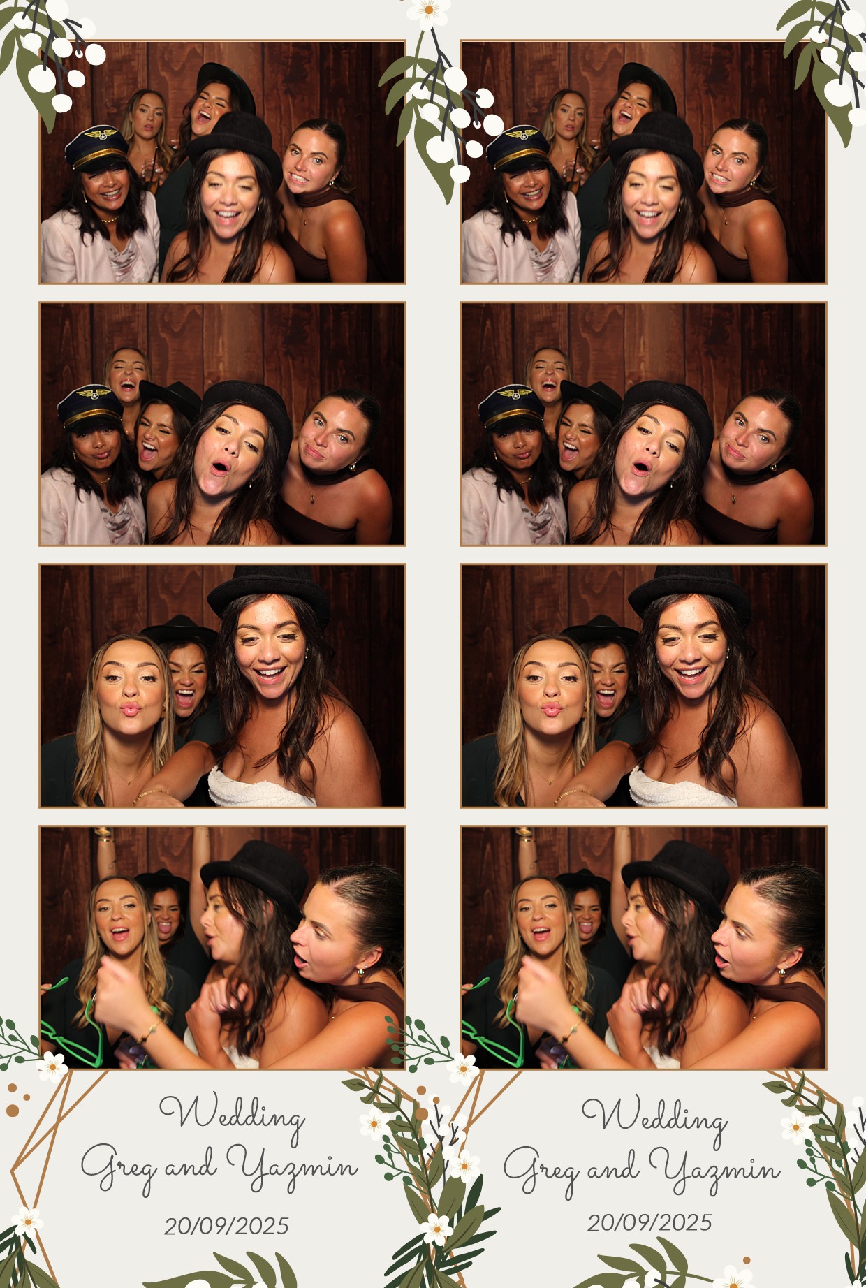 Grey and Yasmin's Wedding | View more photos from the event at gallery.myphotoboothexperience.co.uk/u/MyPhotoBoothExperienceLtd/Grey-and-Yasmins-Wedding