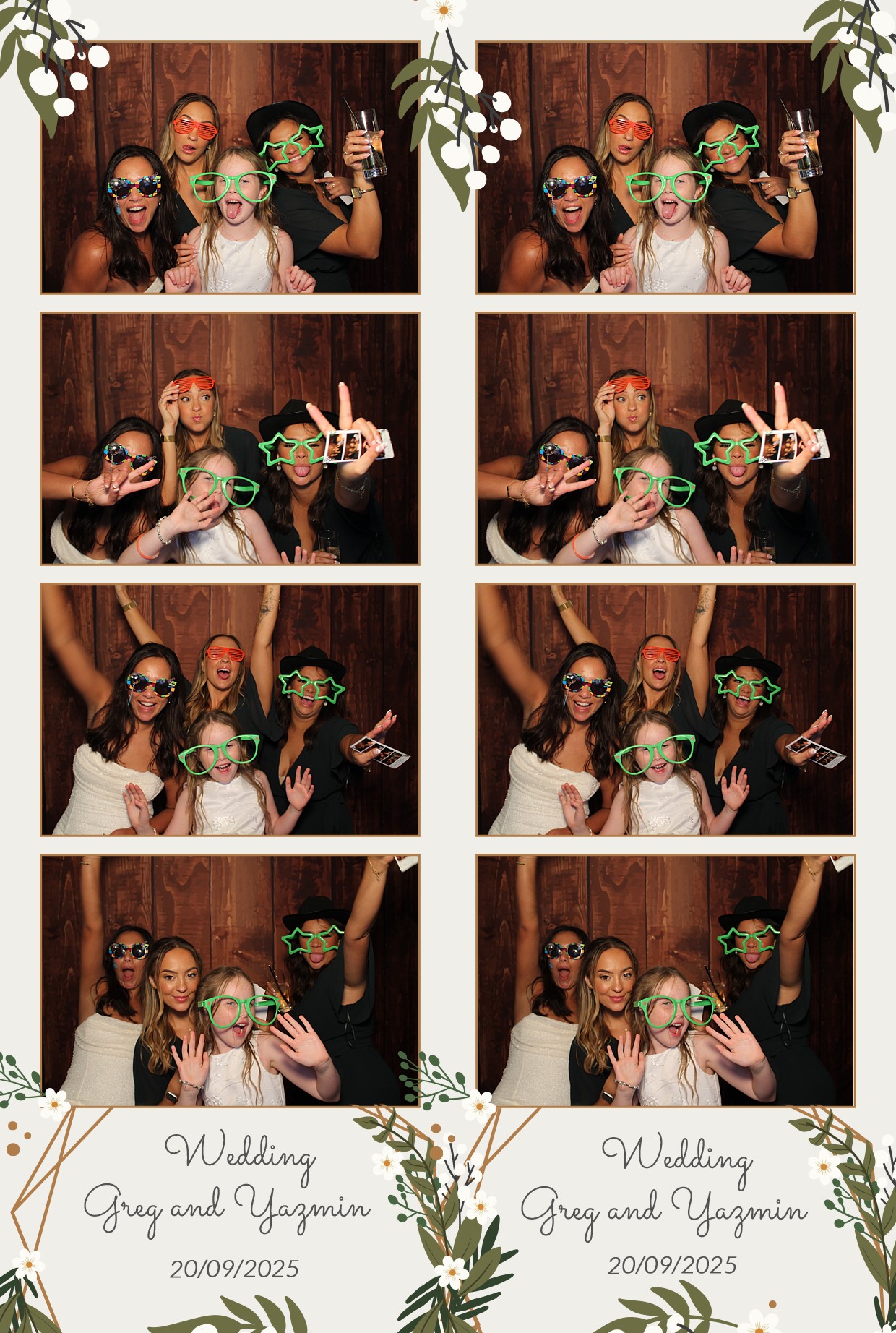 Grey and Yasmin's Wedding | View more photos from the event at gallery.myphotoboothexperience.co.uk/u/MyPhotoBoothExperienceLtd/Grey-and-Yasmins-Wedding