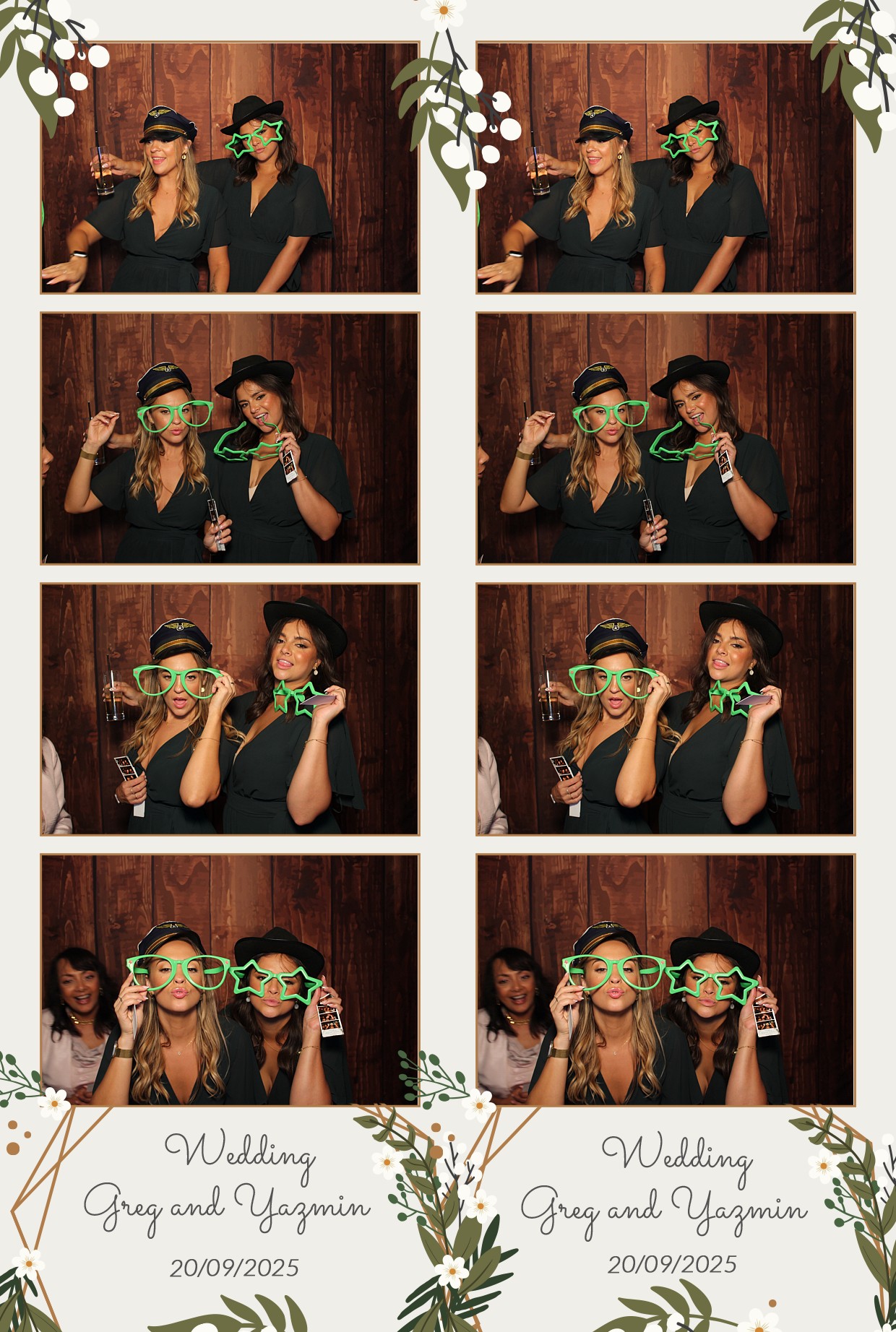 Grey and Yasmin's Wedding | View more photos from the event at gallery.myphotoboothexperience.co.uk/u/MyPhotoBoothExperienceLtd/Grey-and-Yasmins-Wedding