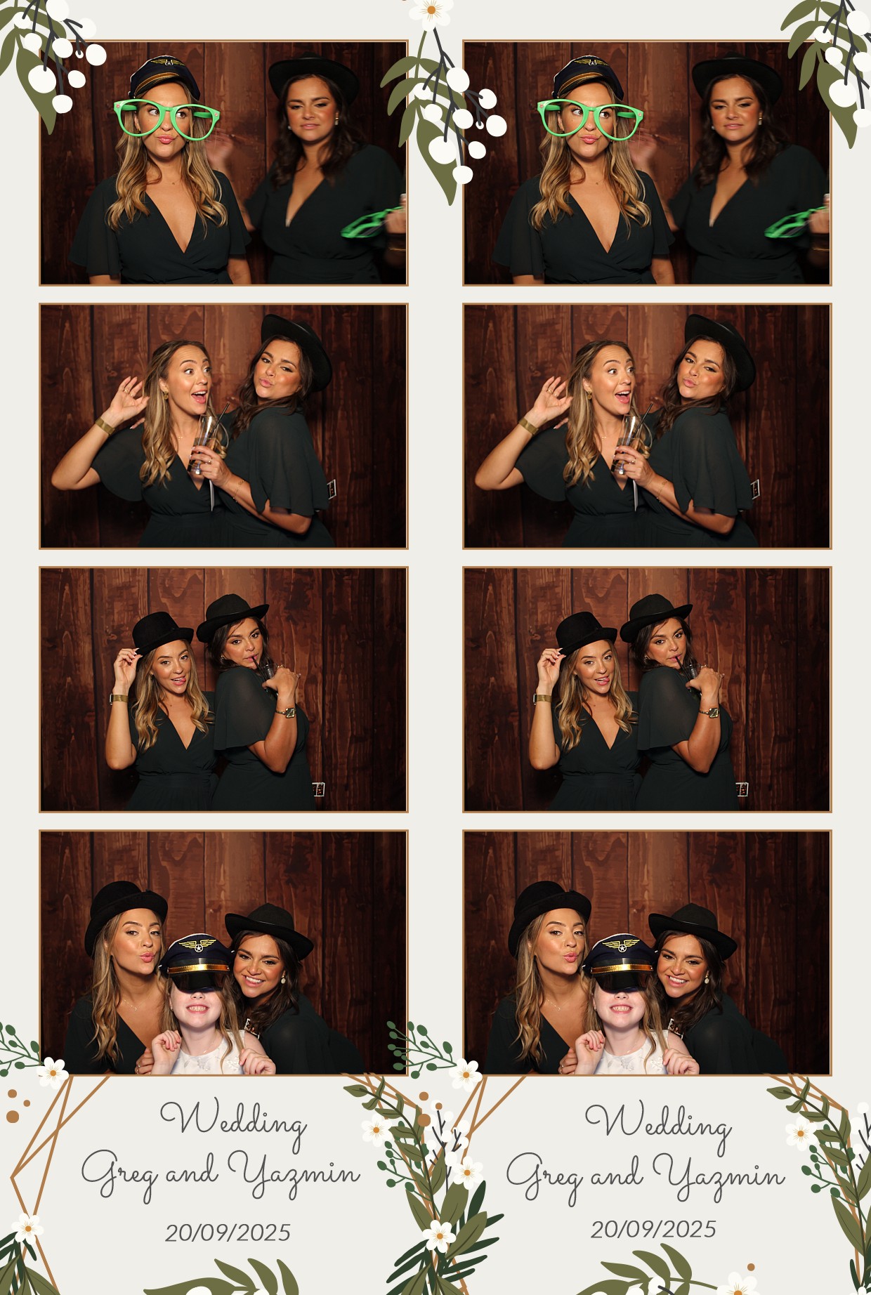 Grey and Yasmin's Wedding | View more photos from the event at gallery.myphotoboothexperience.co.uk/u/MyPhotoBoothExperienceLtd/Grey-and-Yasmins-Wedding