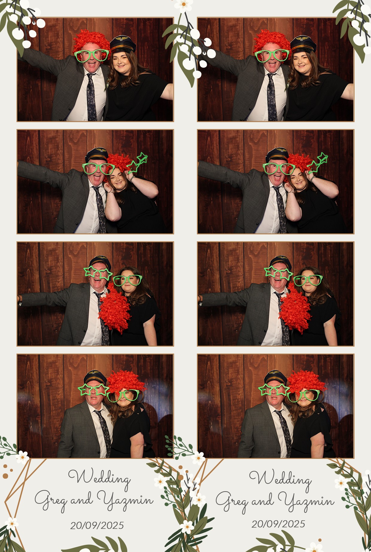 Grey and Yasmin's Wedding | View more photos from the event at gallery.myphotoboothexperience.co.uk/u/MyPhotoBoothExperienceLtd/Grey-and-Yasmins-Wedding