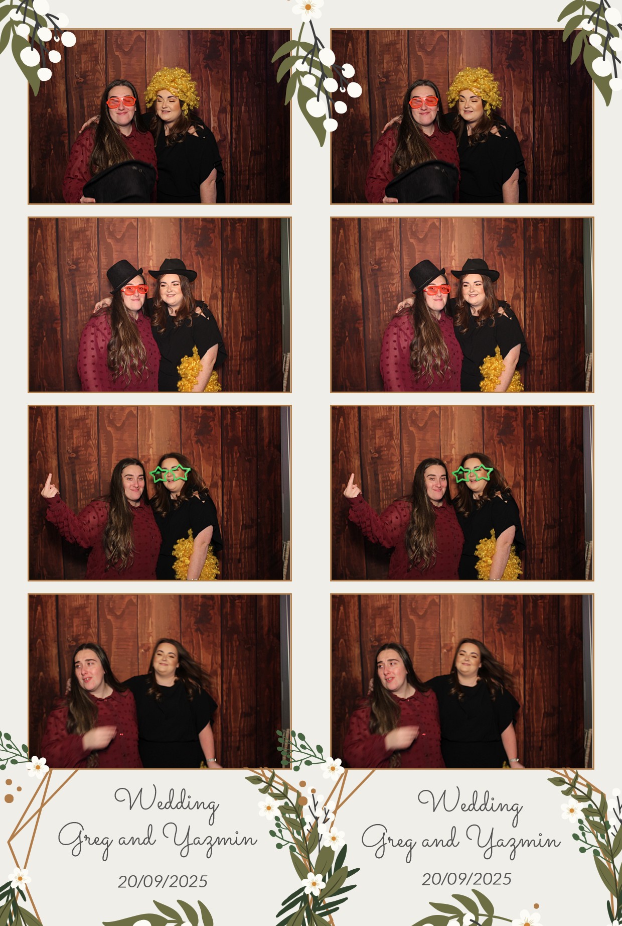 Grey and Yasmin's Wedding | View more photos from the event at gallery.myphotoboothexperience.co.uk/u/MyPhotoBoothExperienceLtd/Grey-and-Yasmins-Wedding