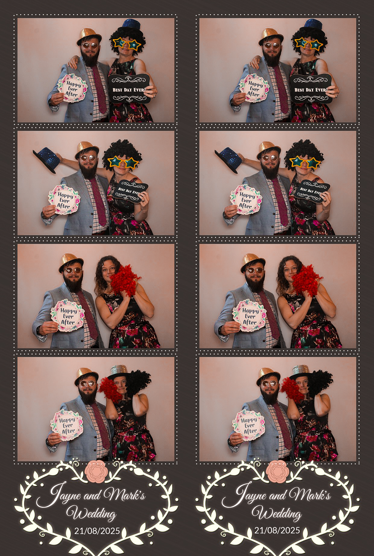 Jayne and Marks wedding | View more photos from the event at gallery.myphotoboothexperience.co.uk/u/MyPhotoBoothExperienceLtd/Jayne-and-Marks-wedding