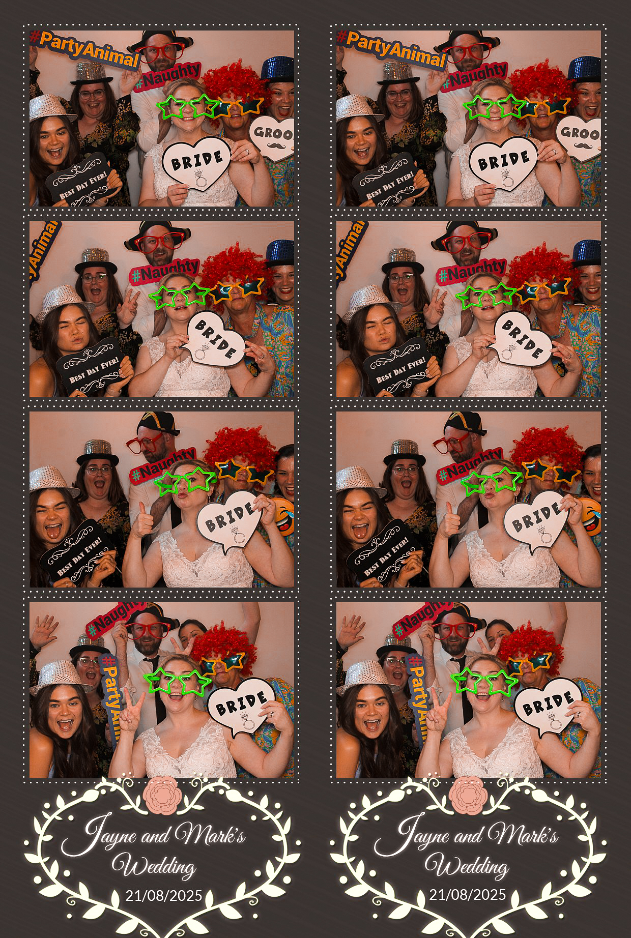 Jayne and Marks wedding | View more photos from the event at gallery.myphotoboothexperience.co.uk/u/MyPhotoBoothExperienceLtd/Jayne-and-Marks-wedding