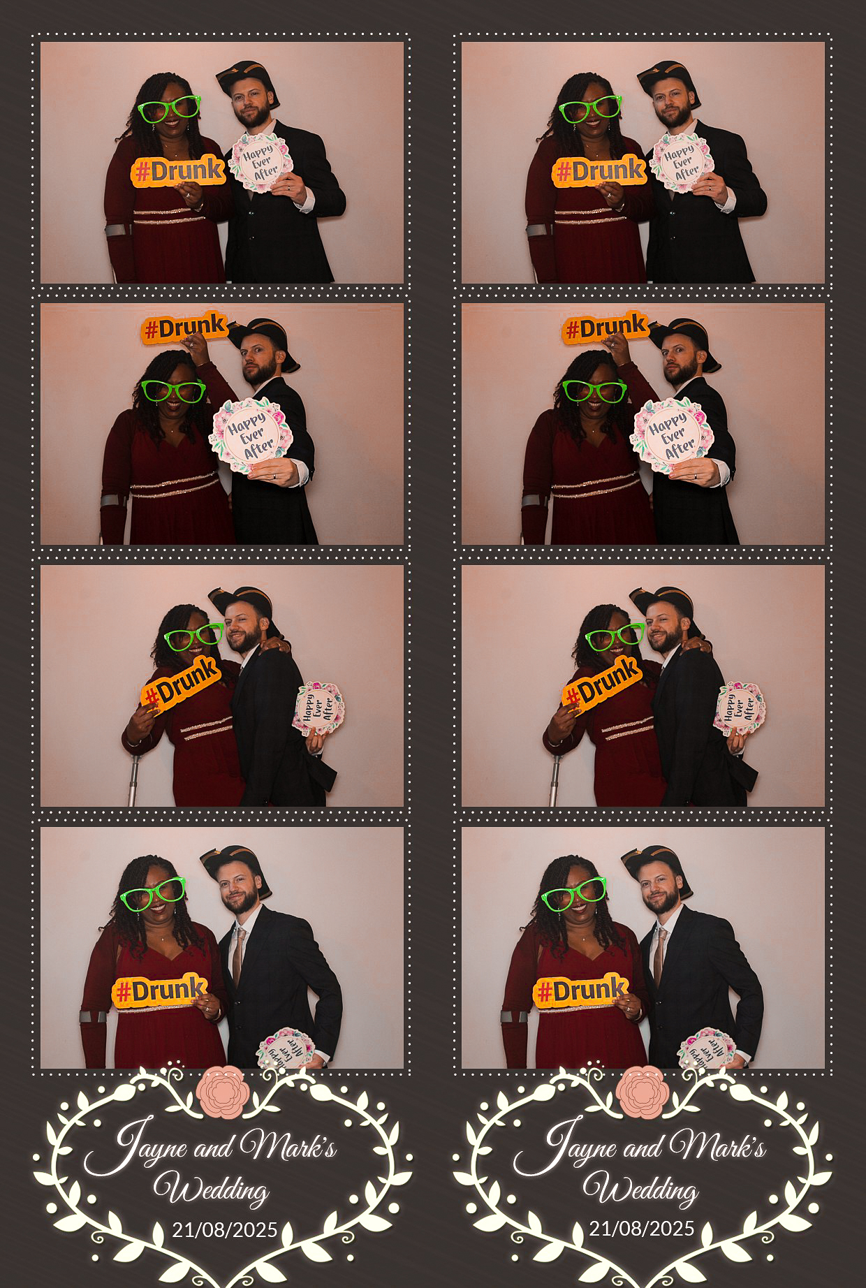Jayne and Marks wedding | View more photos from the event at gallery.myphotoboothexperience.co.uk/u/MyPhotoBoothExperienceLtd/Jayne-and-Marks-wedding