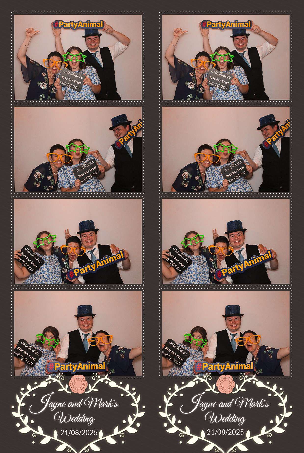 Jayne and Marks wedding | View more photos from the event at gallery.myphotoboothexperience.co.uk/u/MyPhotoBoothExperienceLtd/Jayne-and-Marks-wedding