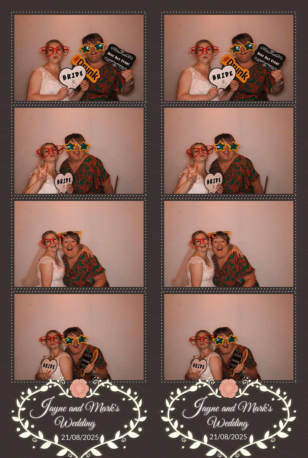 Jayne and Marks wedding | View more photos from the event at gallery.myphotoboothexperience.co.uk/u/MyPhotoBoothExperienceLtd/Jayne-and-Marks-wedding
