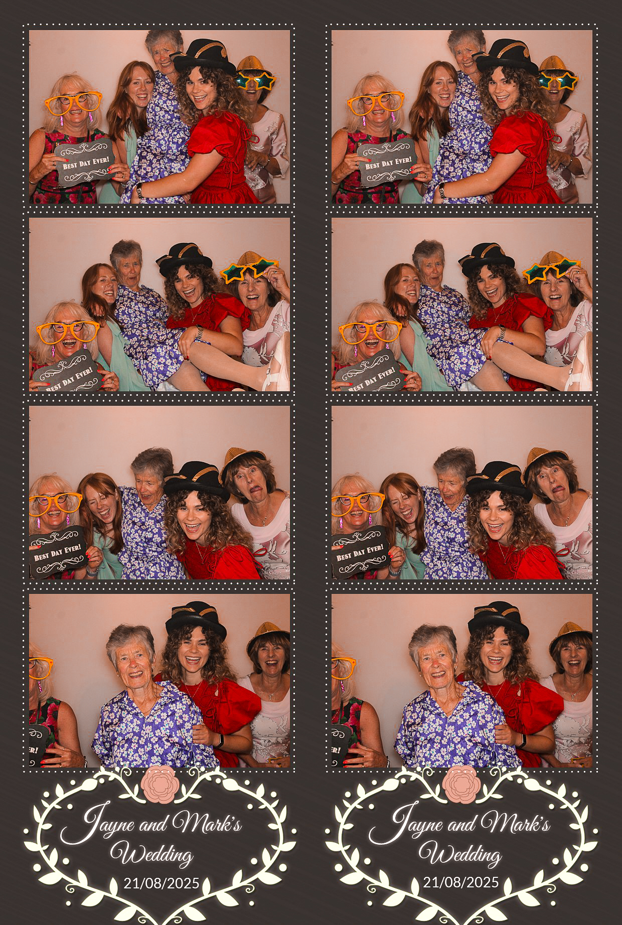 Jayne and Marks wedding | View more photos from the event at gallery.myphotoboothexperience.co.uk/u/MyPhotoBoothExperienceLtd/Jayne-and-Marks-wedding