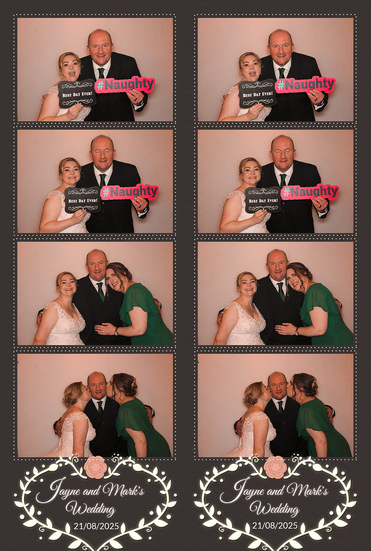 Jayne and Marks wedding | View more photos from the event at gallery.myphotoboothexperience.co.uk/u/MyPhotoBoothExperienceLtd/Jayne-and-Marks-wedding